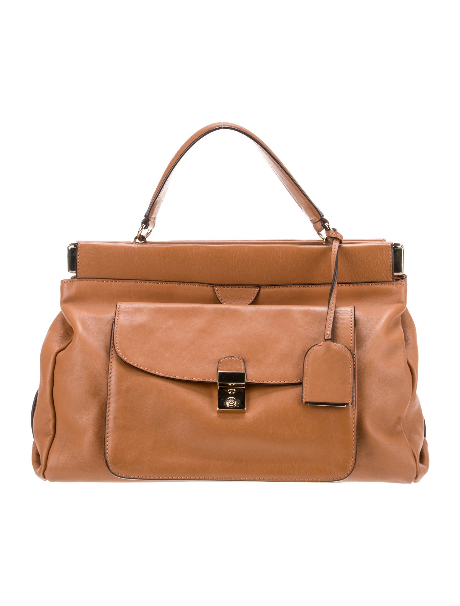 Tory Burch Leather Top Handle Bag