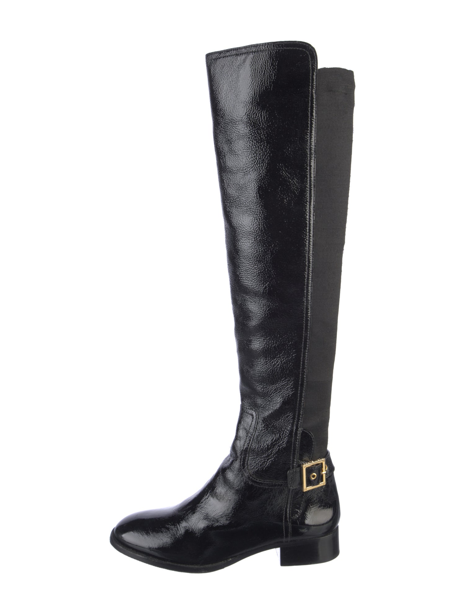 Tory Burch Patent Leather Riding Boots