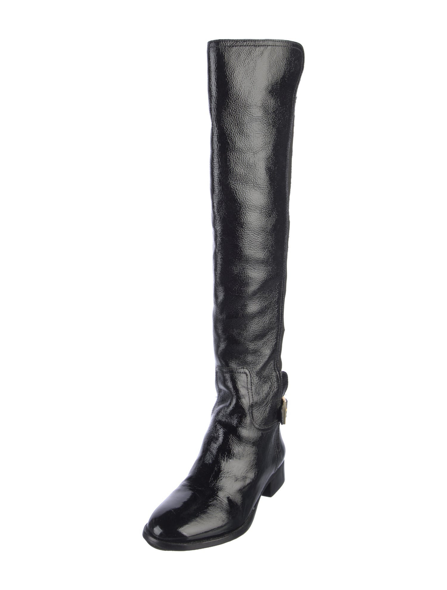 Tory Burch Patent Leather Riding Boots