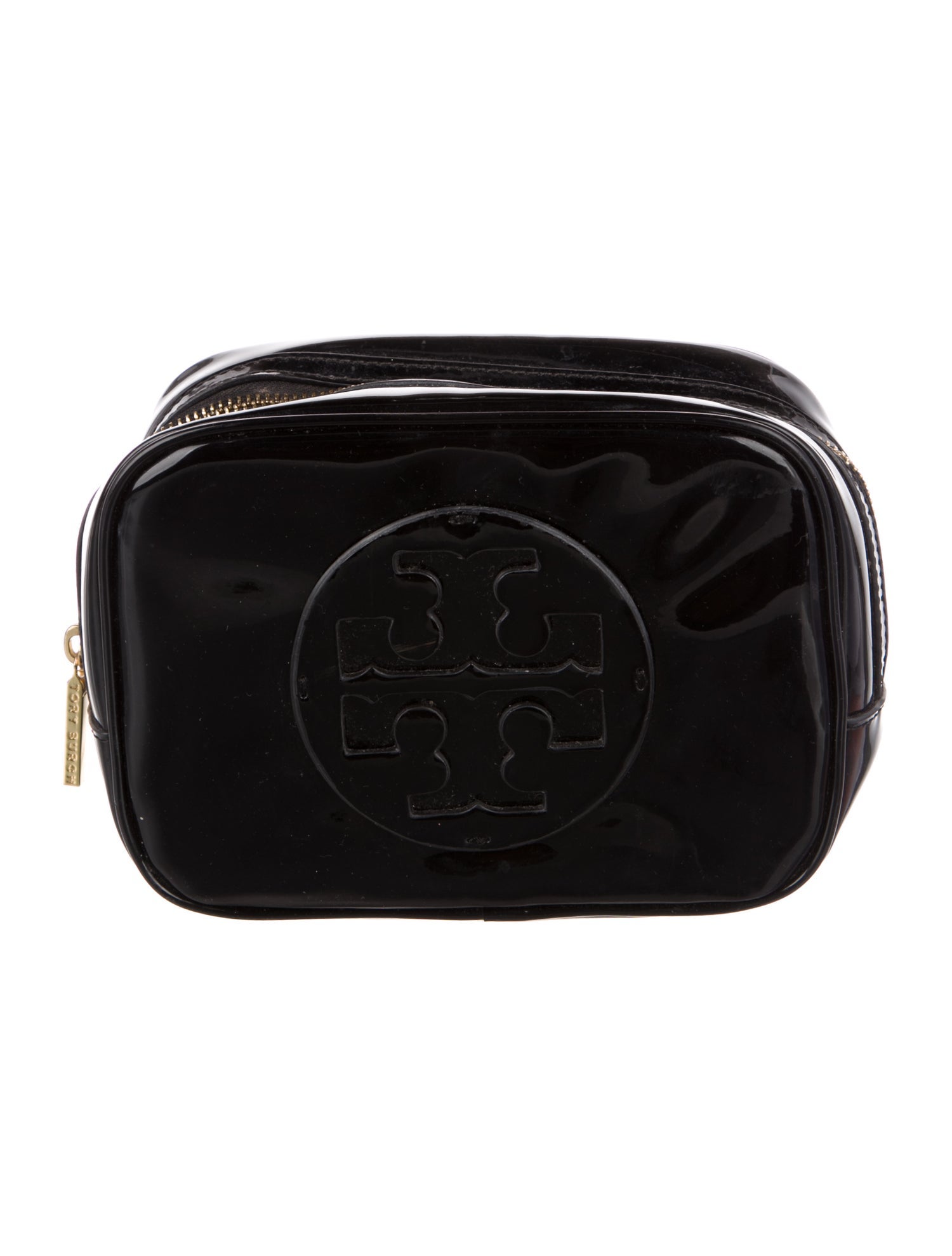 Tory Burch Patent Leather Cosmetic Bag