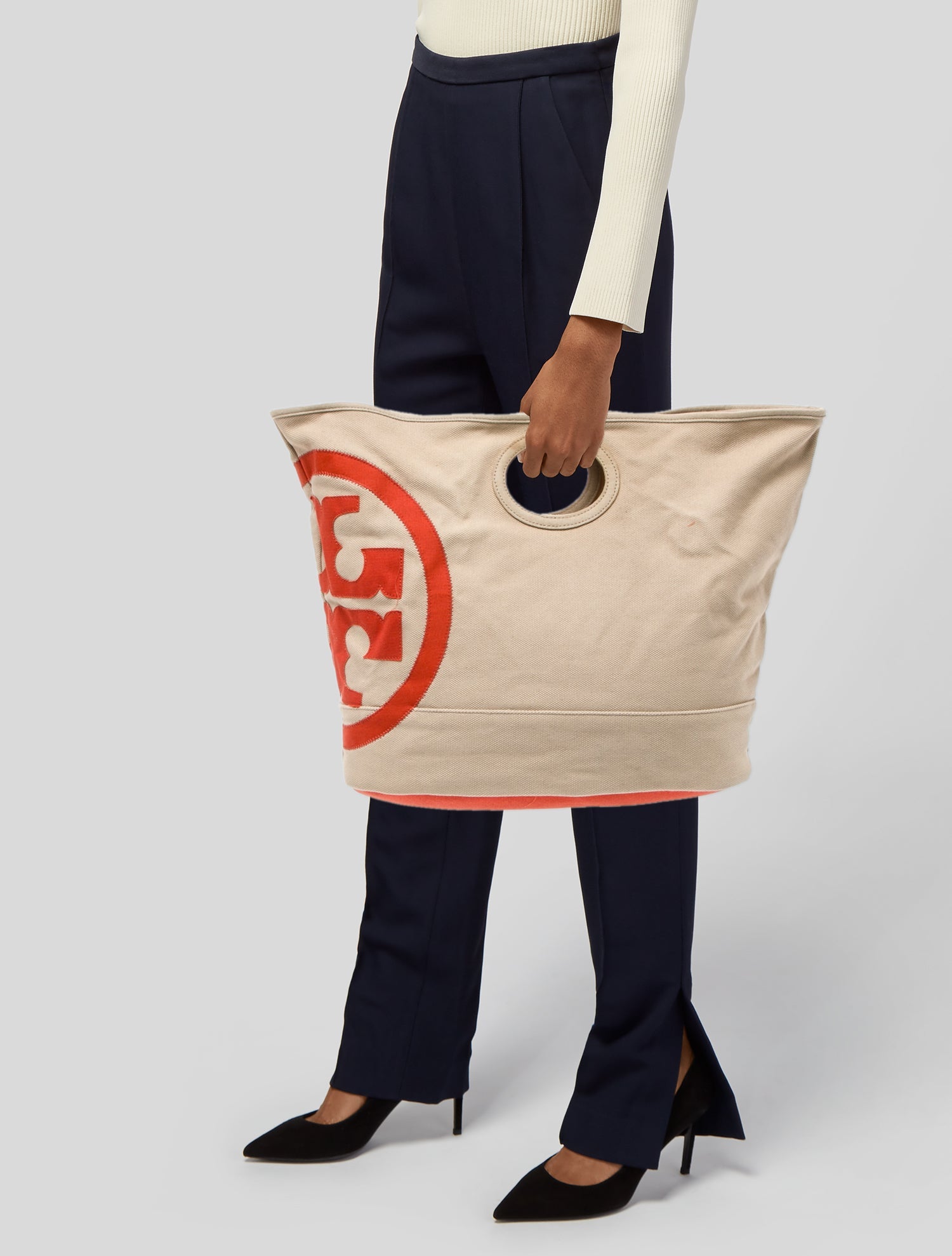 Tory Burch Canvas Clutch