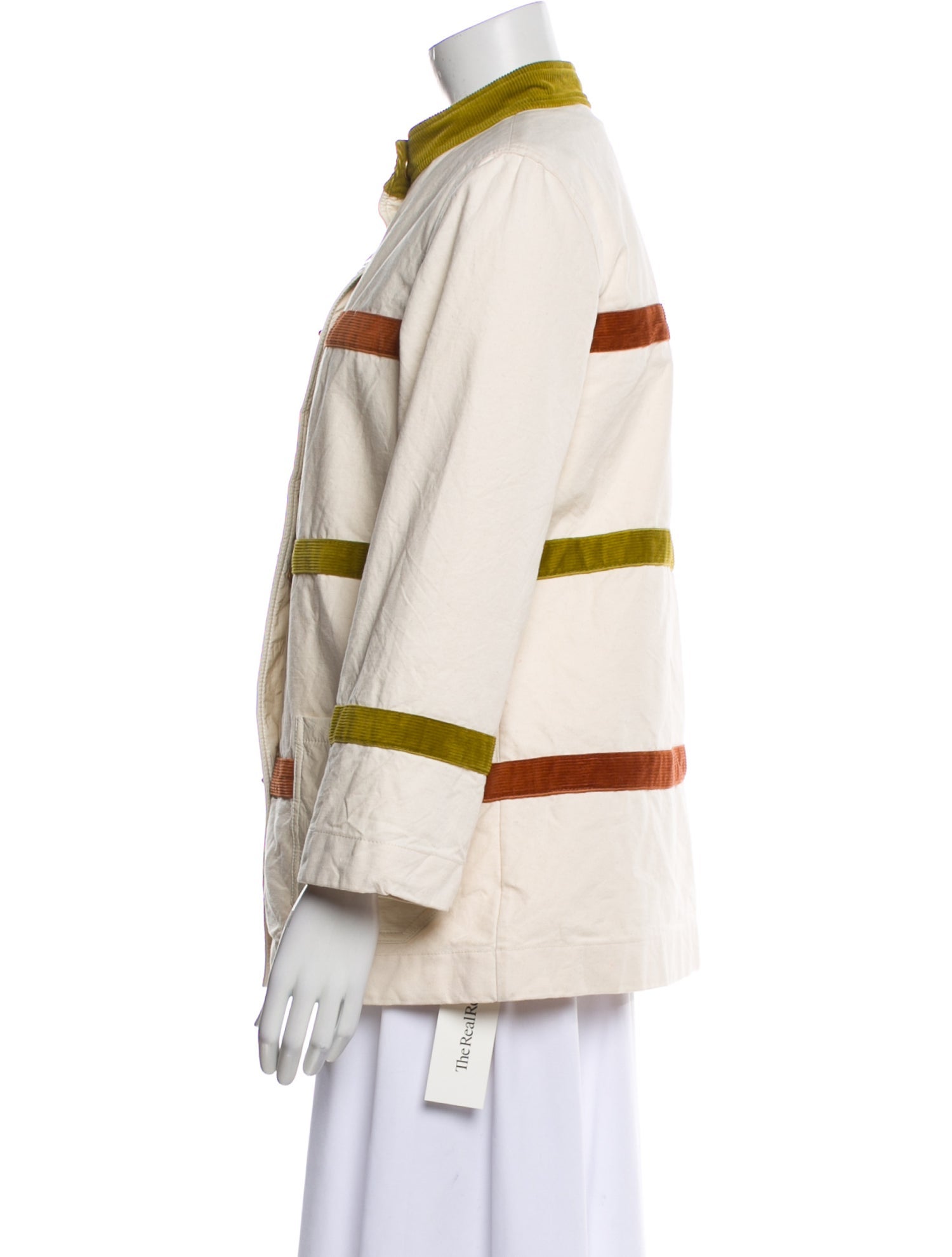 Tory Burch Striped Utility Jacket