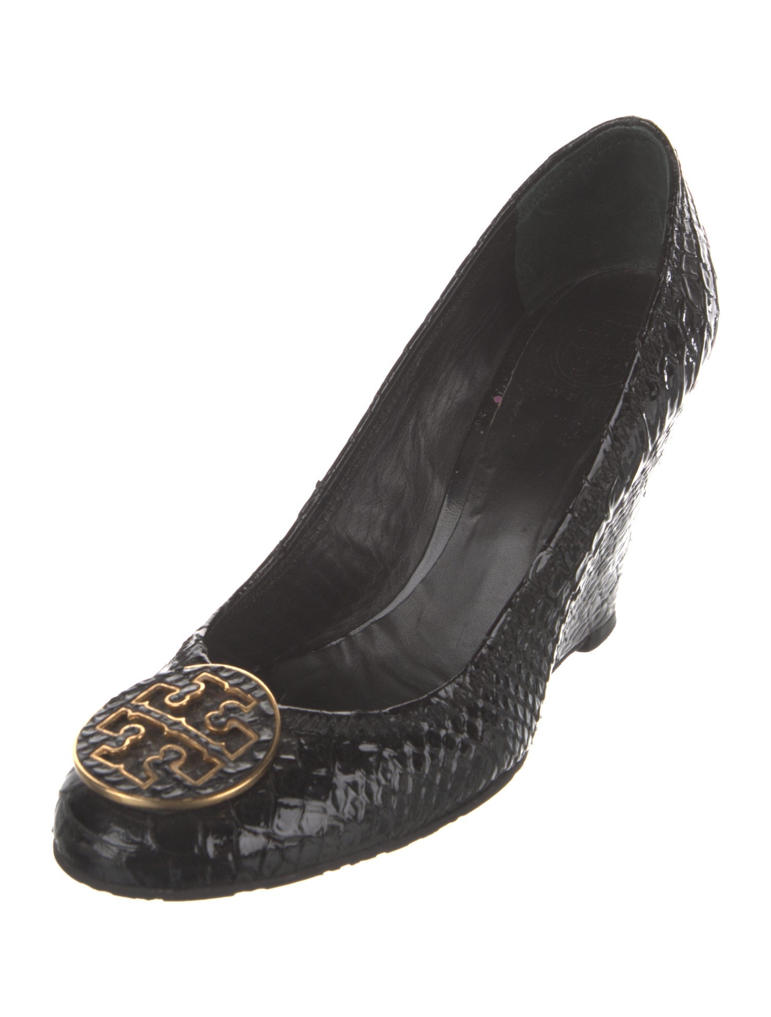 Tory Burch Embossed Leather Pumps