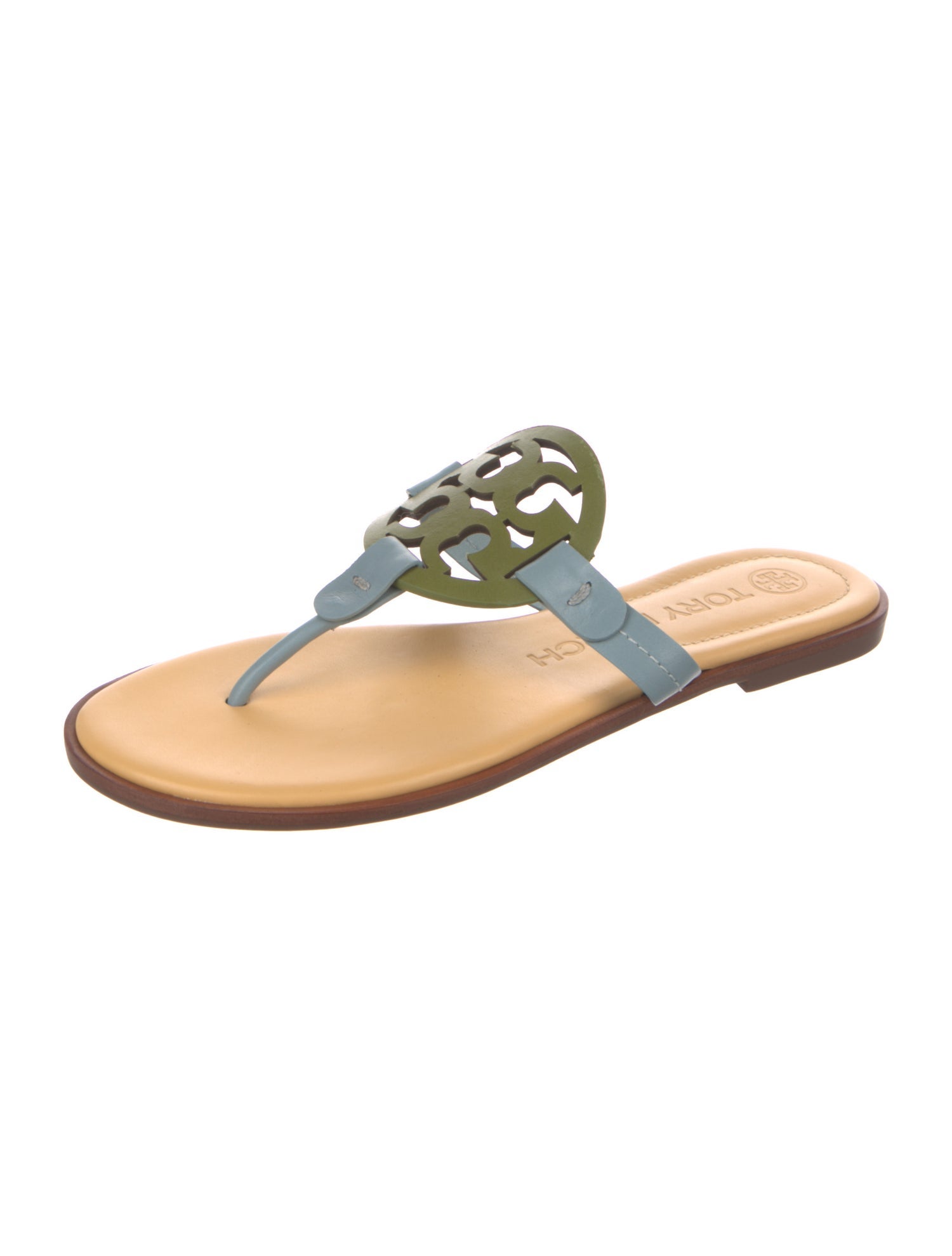 Tory Burch Leather Slides
