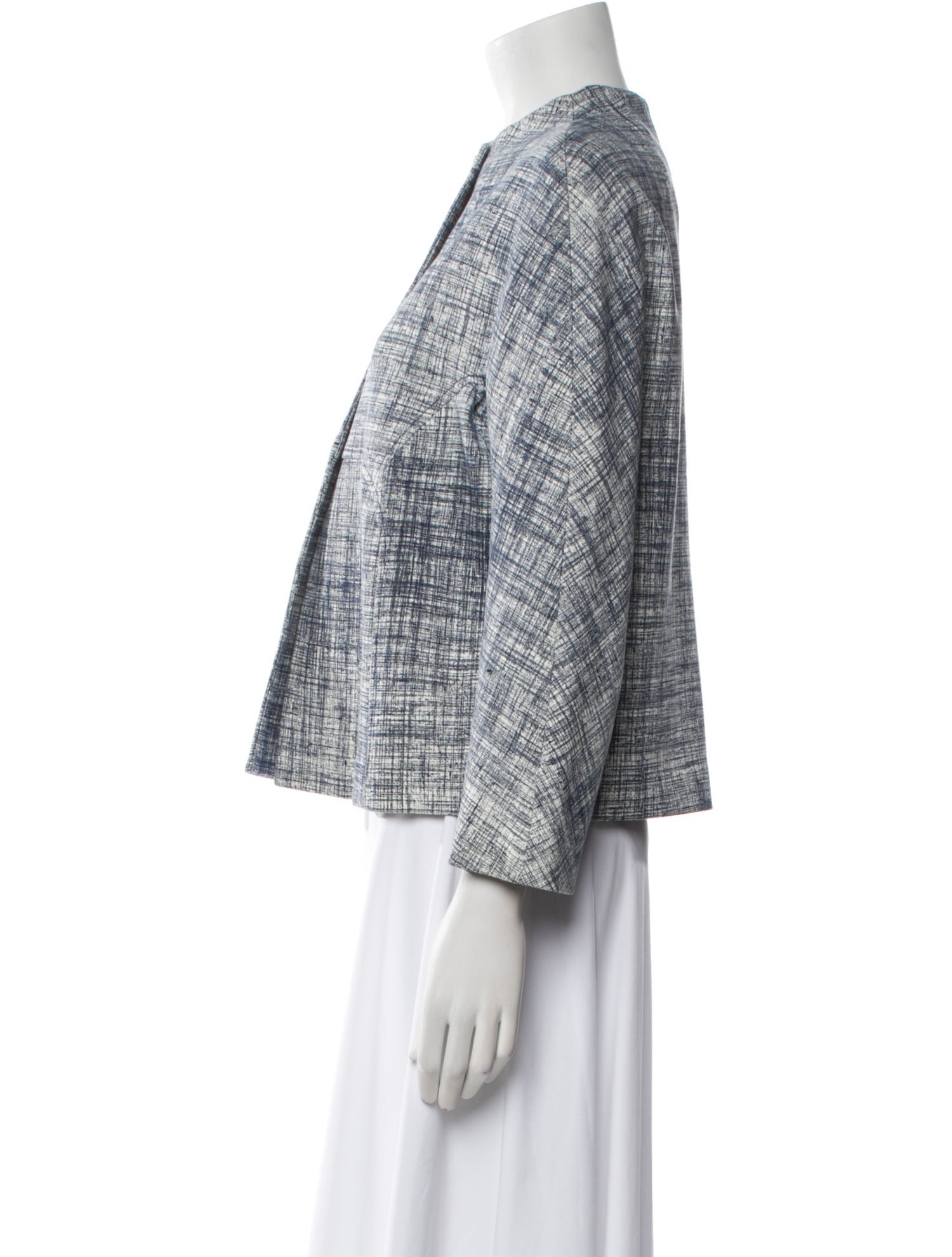 Tory Burch Nylon Tweed Pattern Evening Jacket