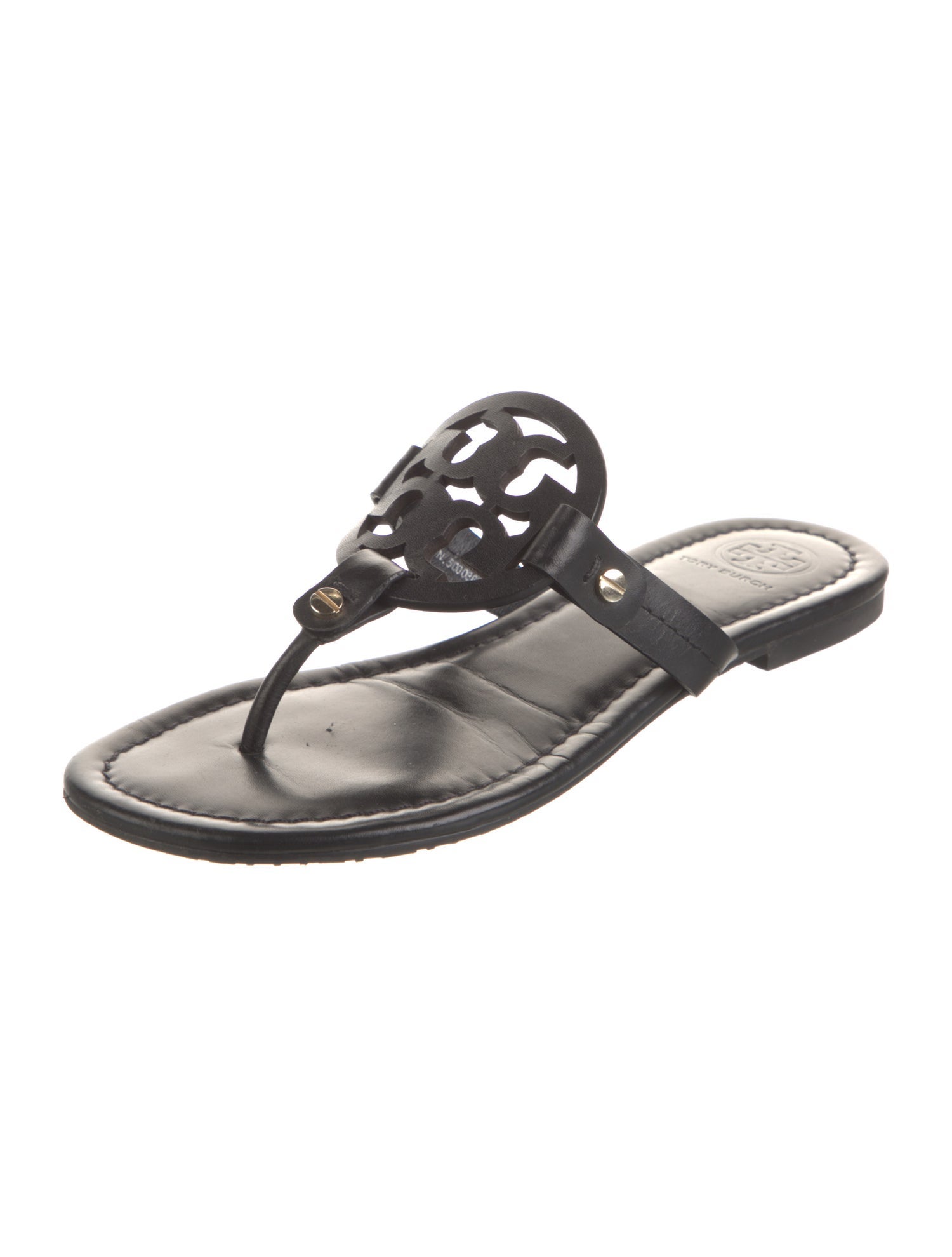 Tory Burch Leather Slides