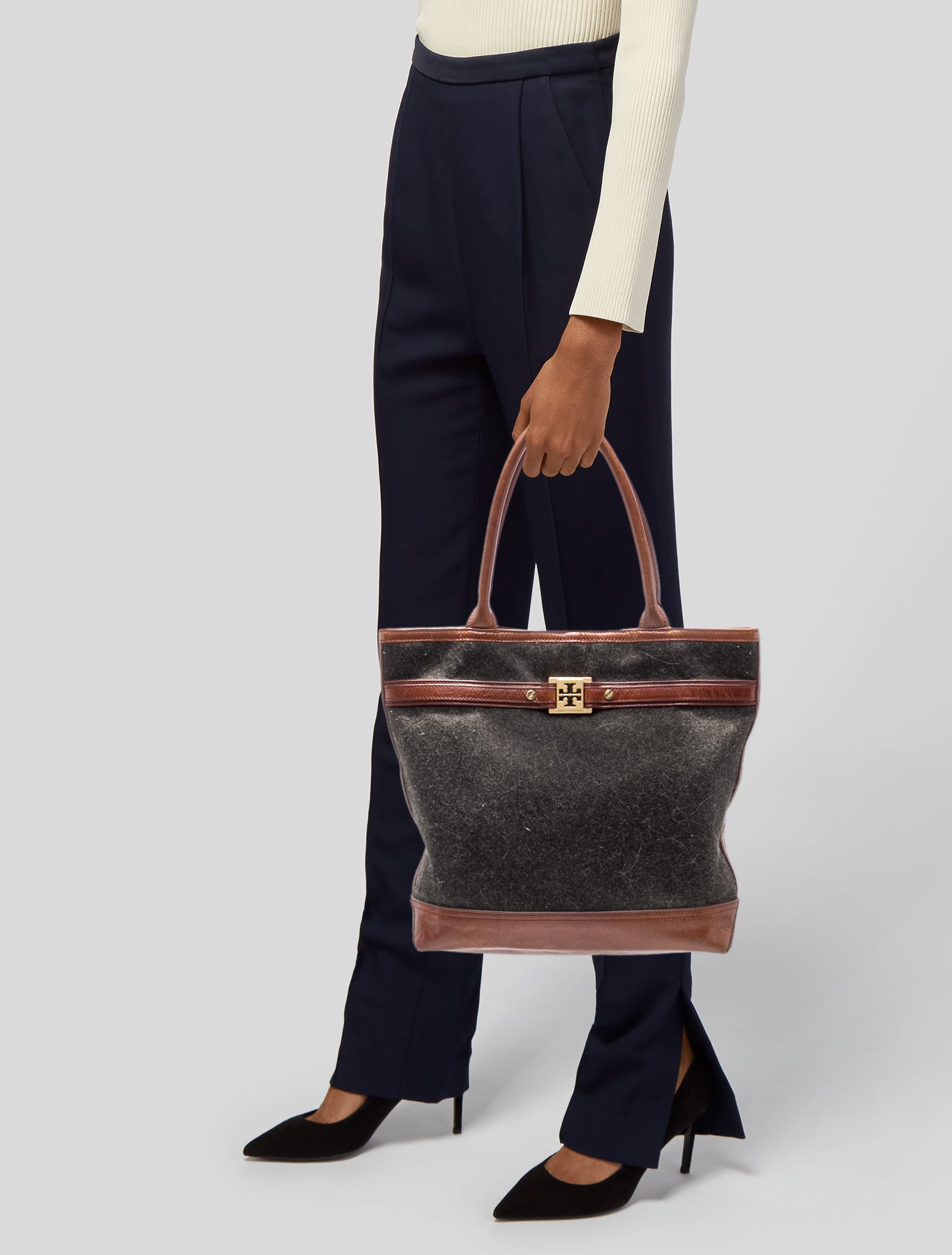 Tory Burch Wool Tote