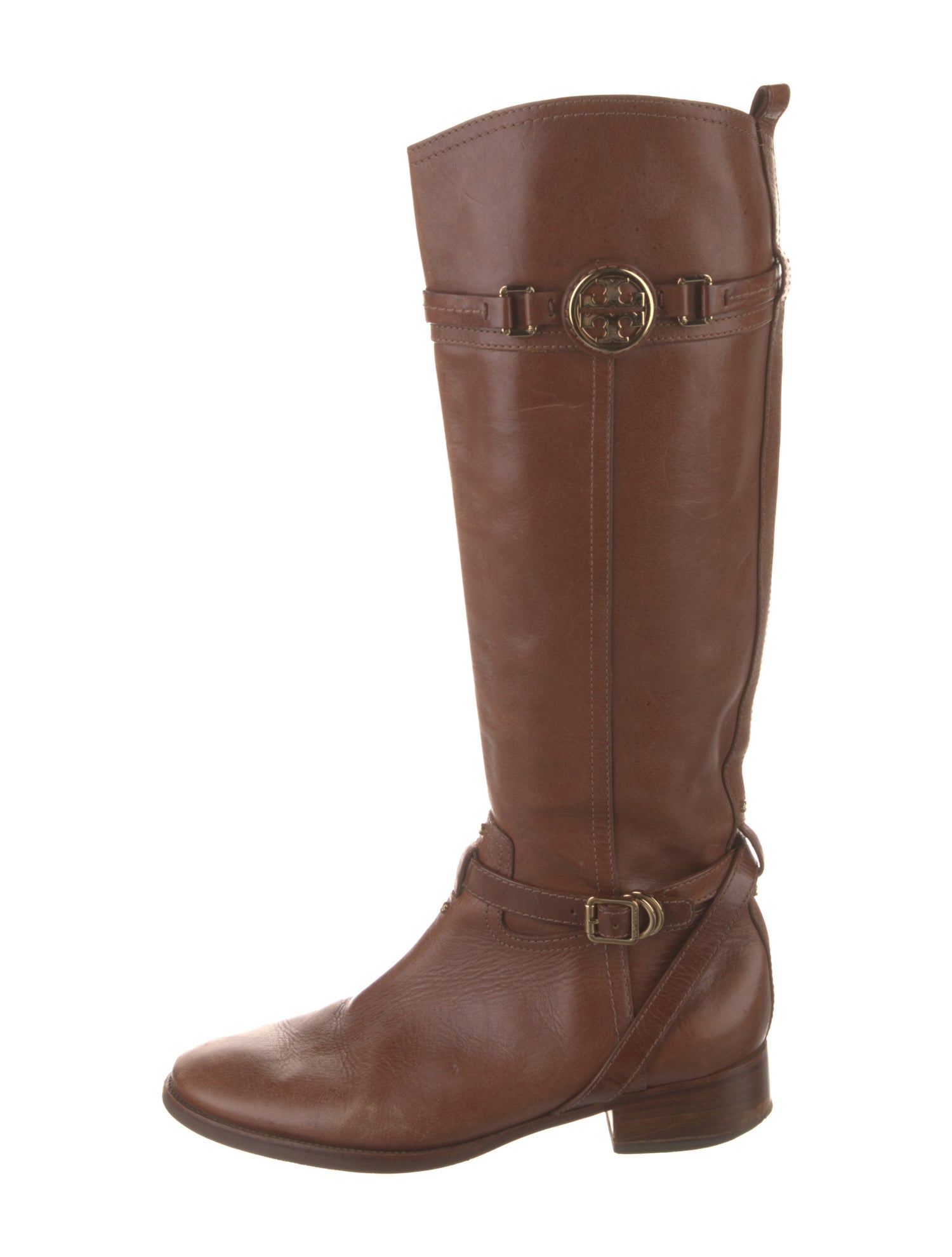 Tory Burch Leather Riding Boots