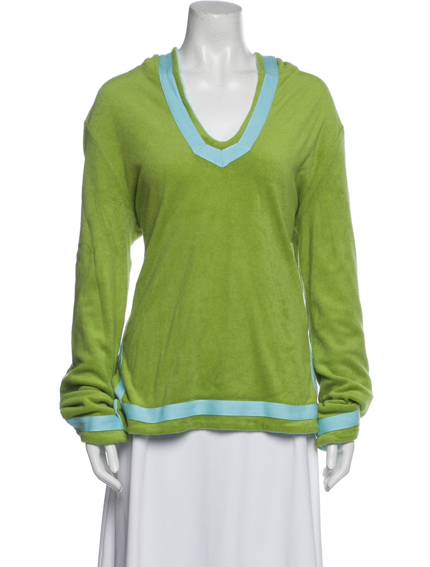 Tory Burch V-Neck Long Sleeve Sweatshirt w/ Tags