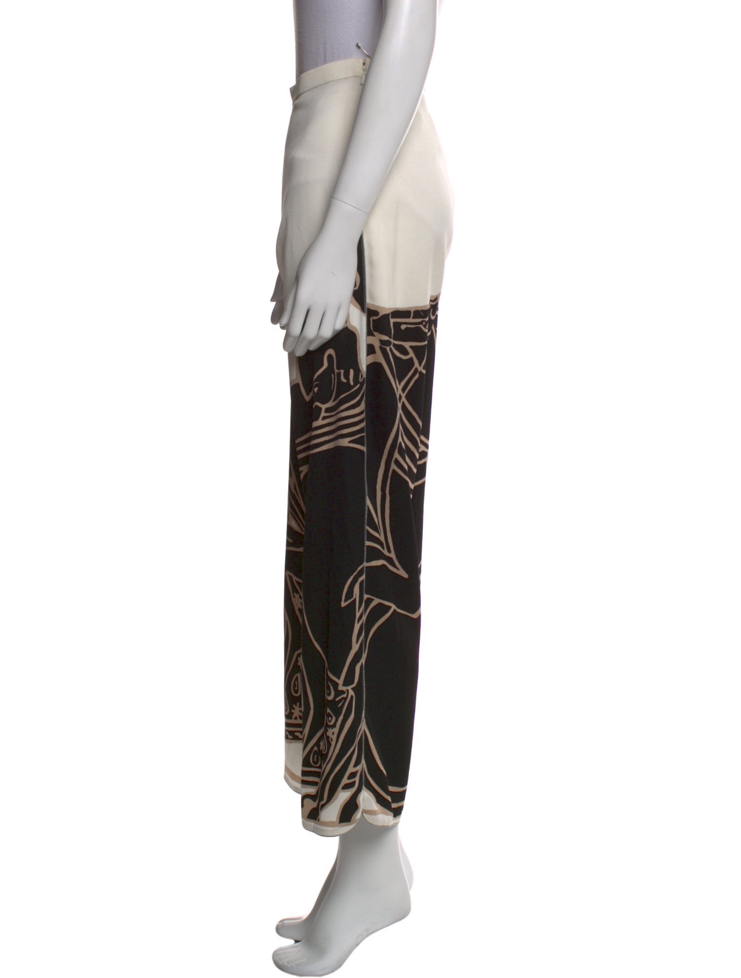 Tory Burch Printed Wide Leg Pants