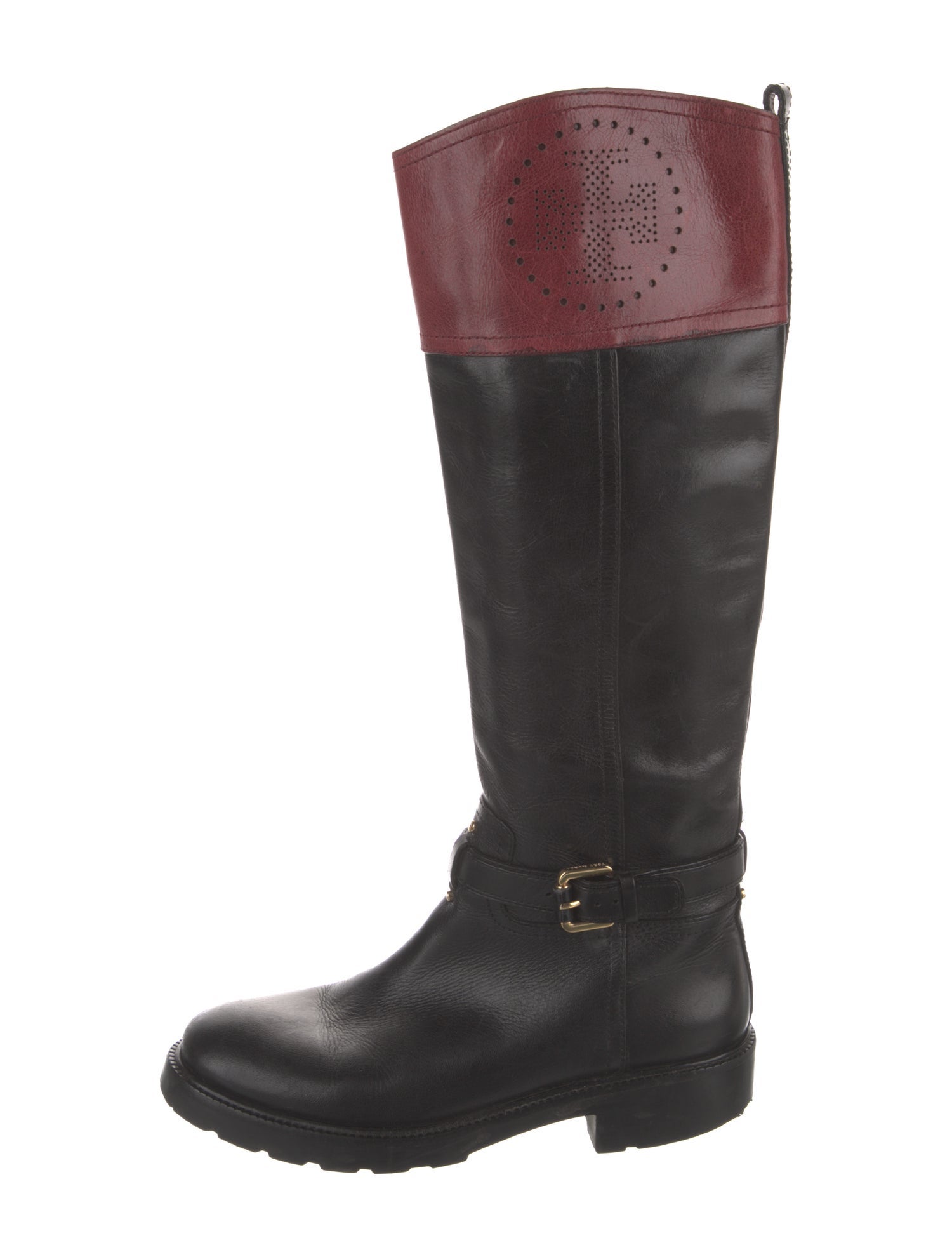 Tory Burch Leather Riding Boots