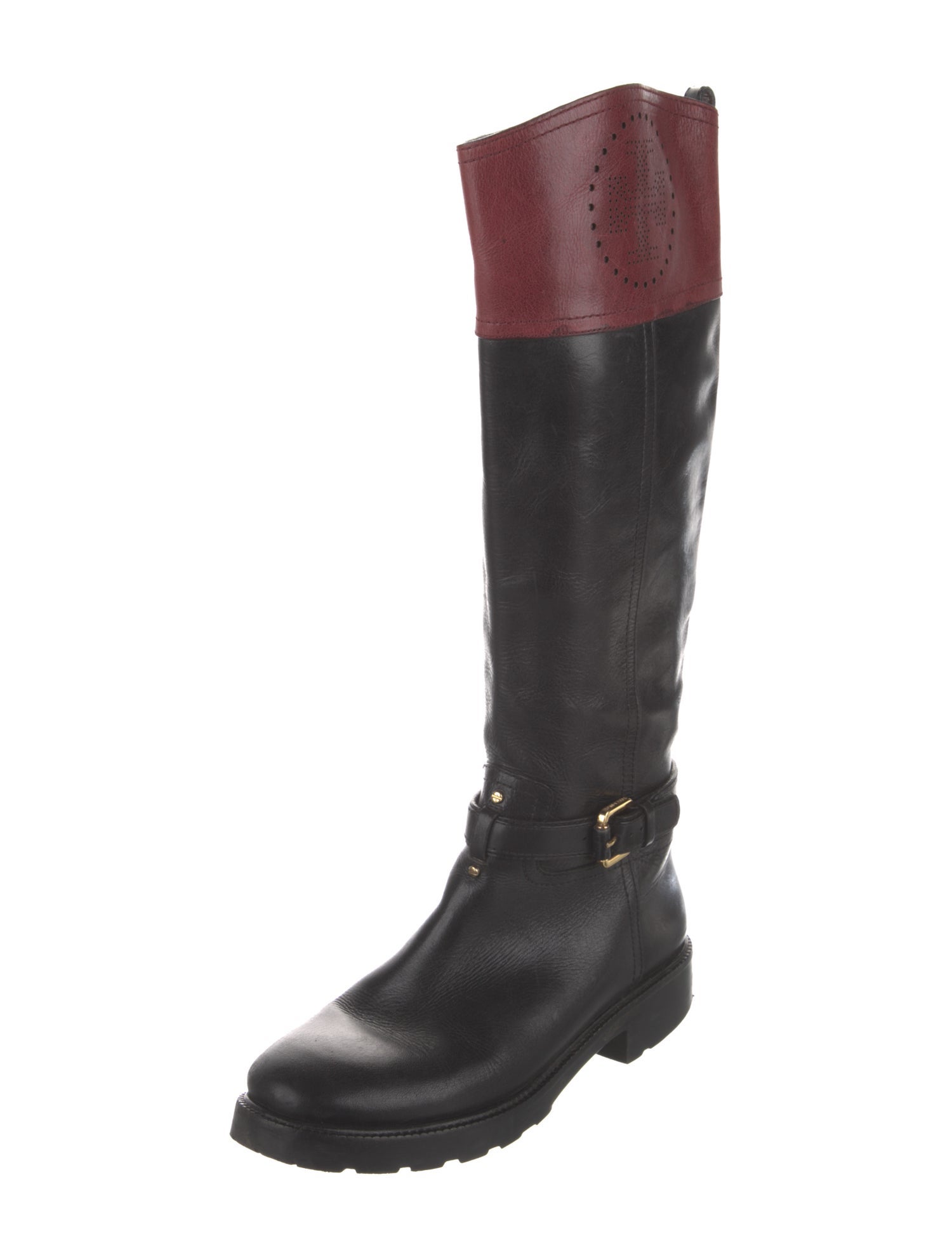 Tory Burch Leather Riding Boots