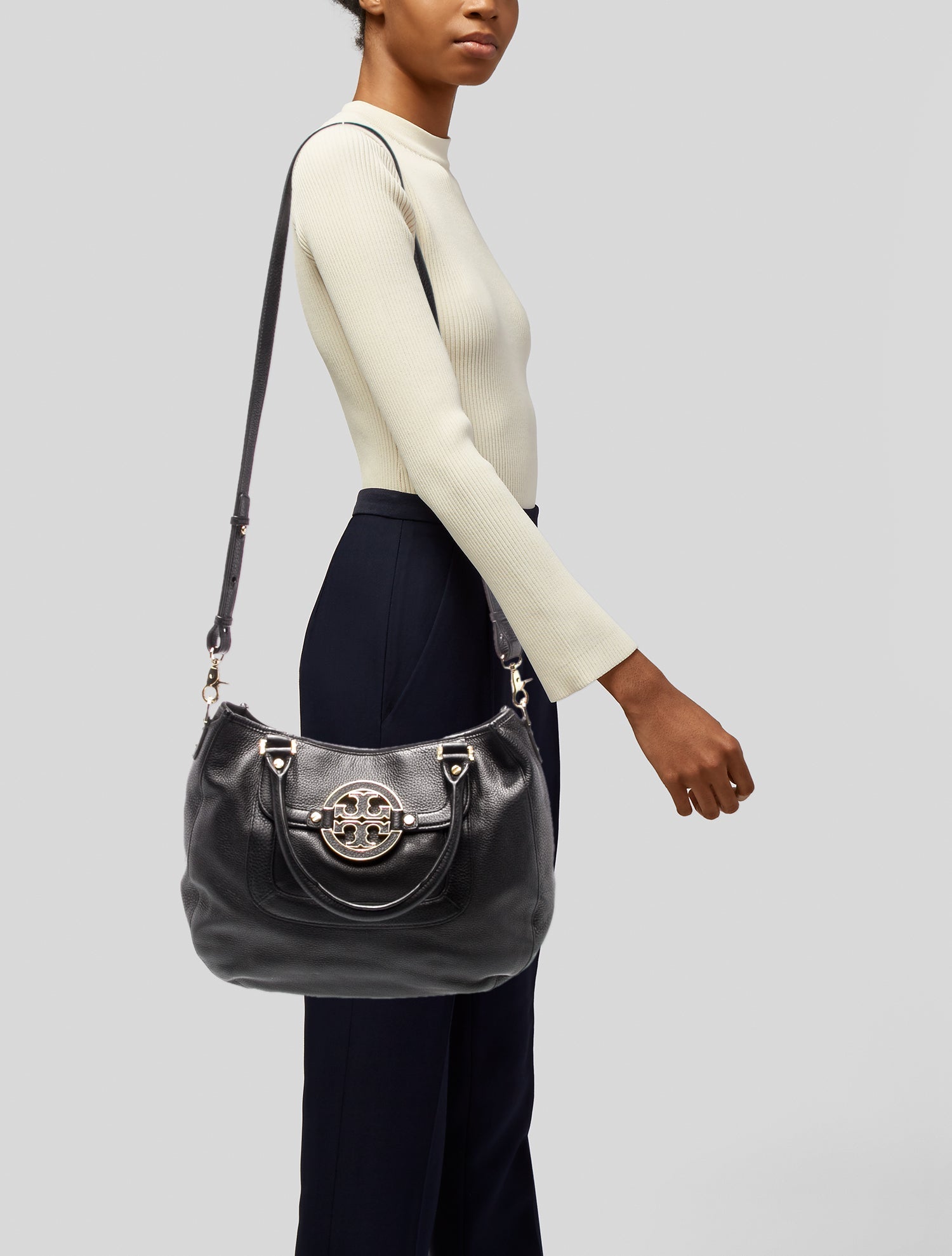 Tory Burch Leather Top Handle Bag