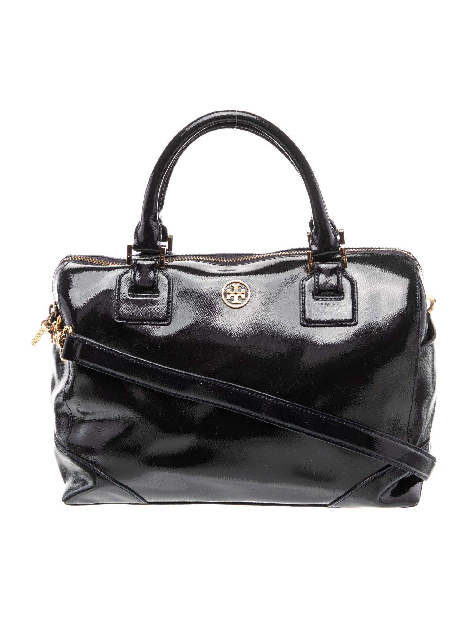 Tory Burch Patent Leather Top Handle Bag