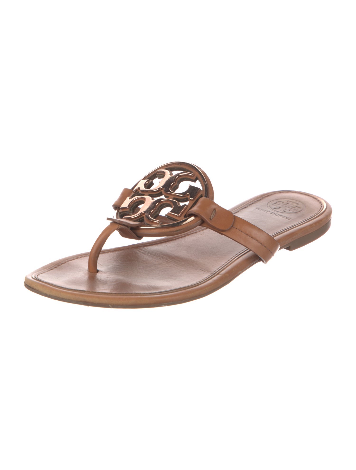 Tory Burch Leather Slides