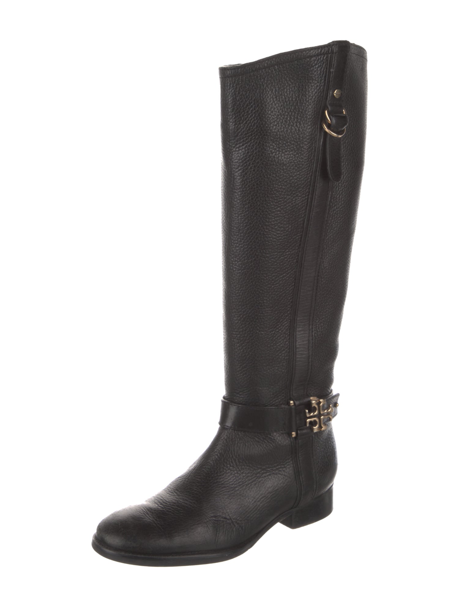 Tory Burch Leather Riding Boots