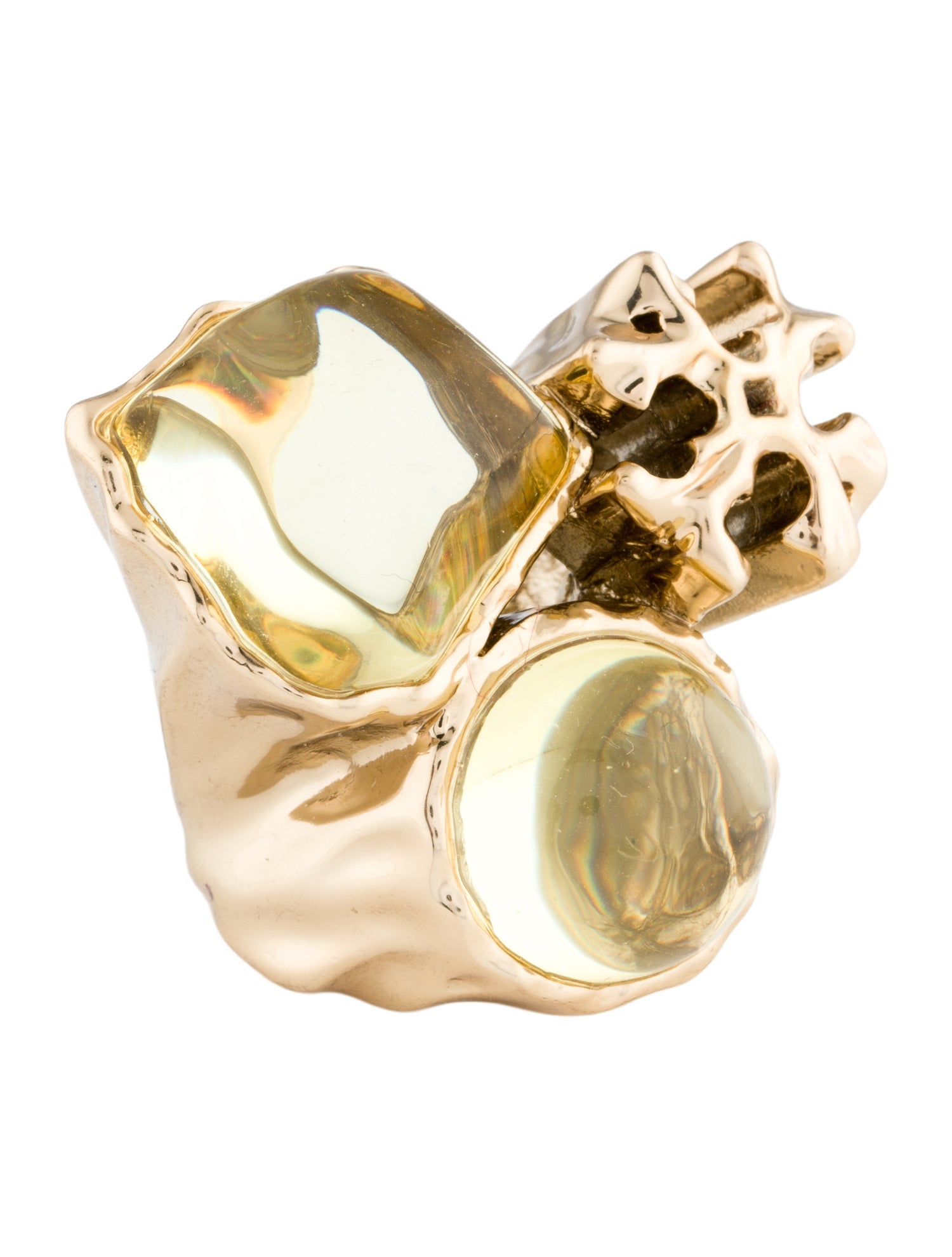 Tory Burch Roxanne Resin Statement Cocktail Ring