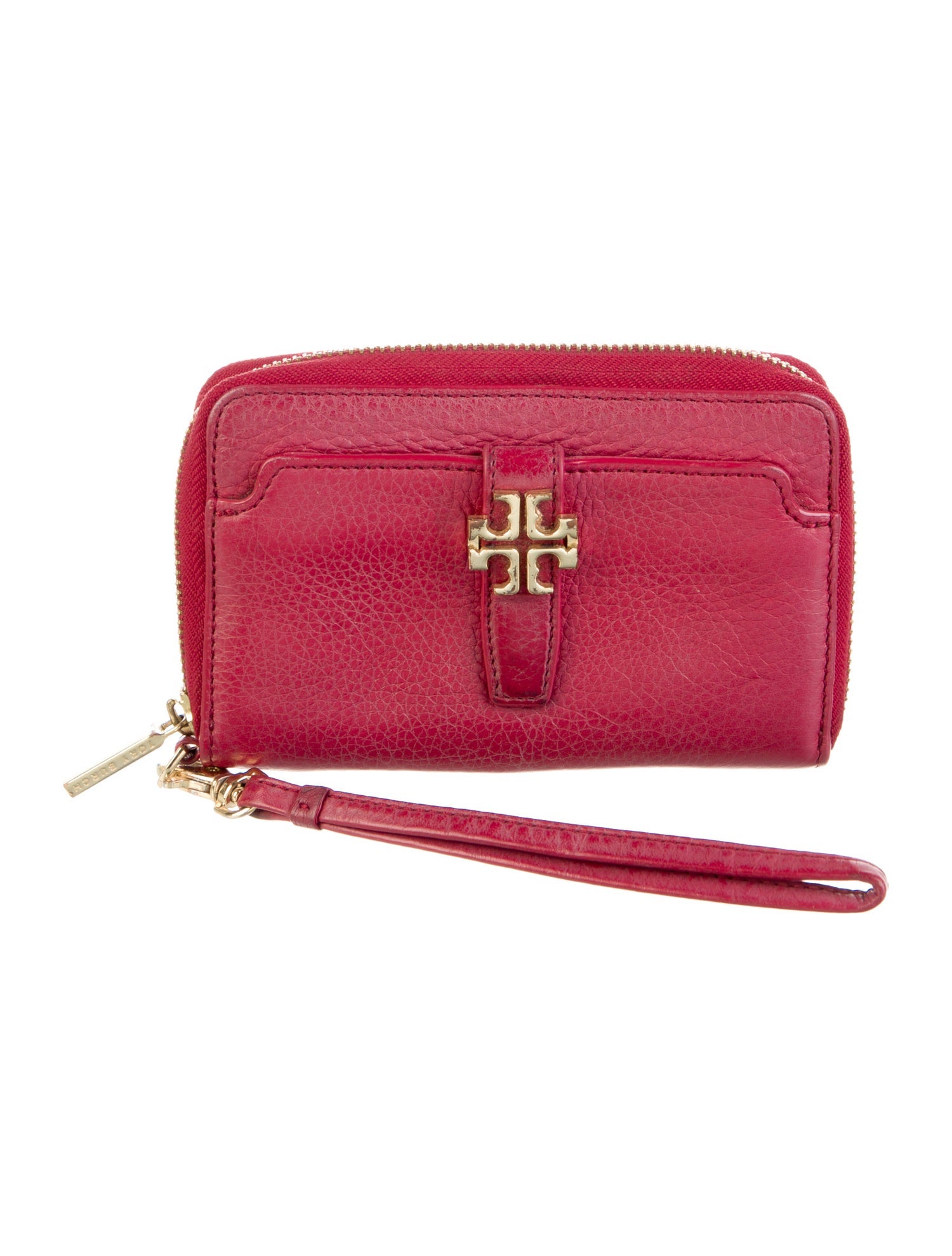 Tory Burch Leather Wristlet