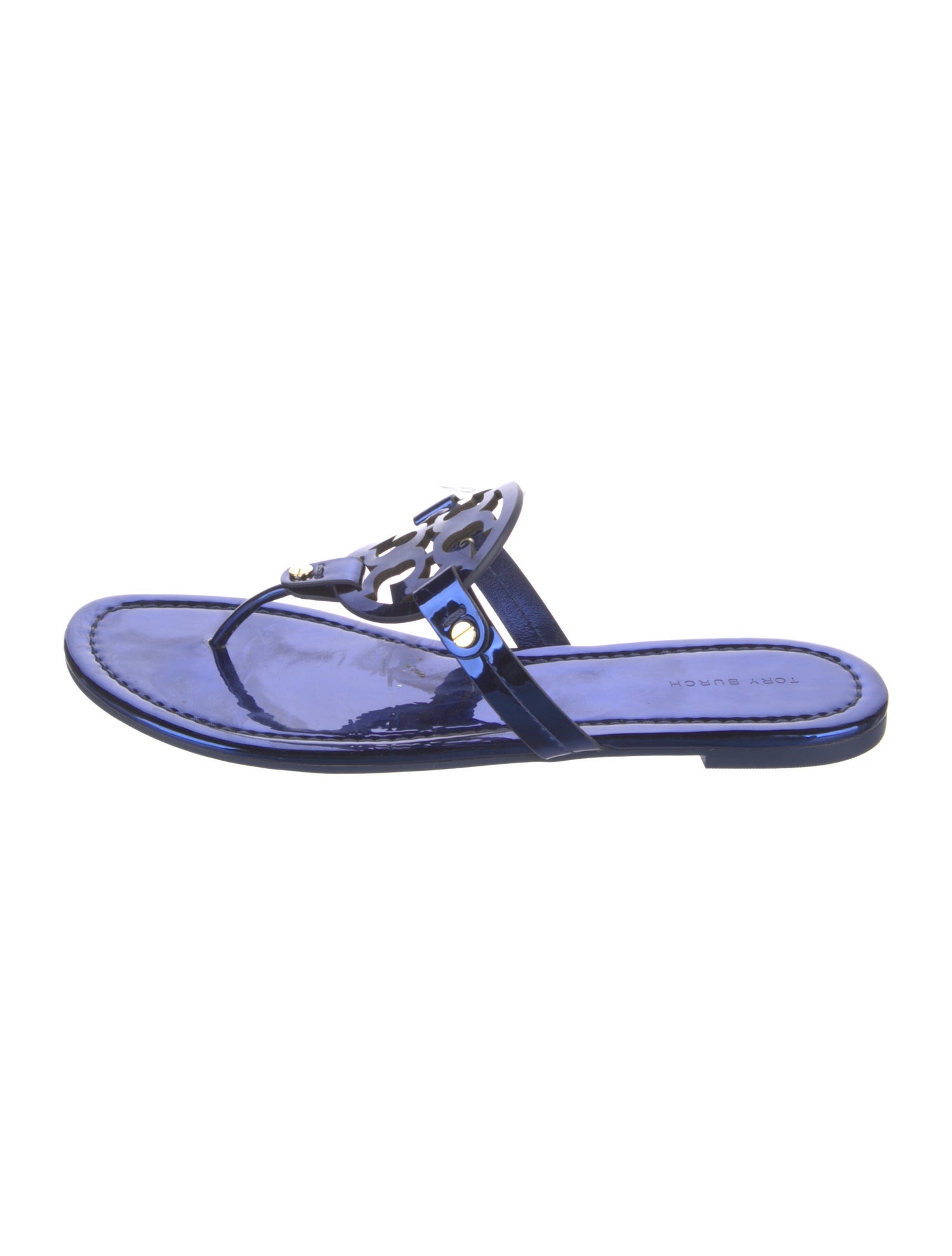 Tory Burch Patent Leather Slides