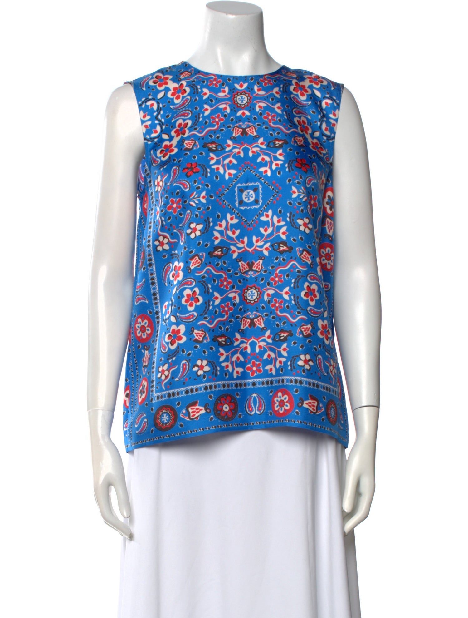 Tory Burch Silk Printed Blouse w/ Tags