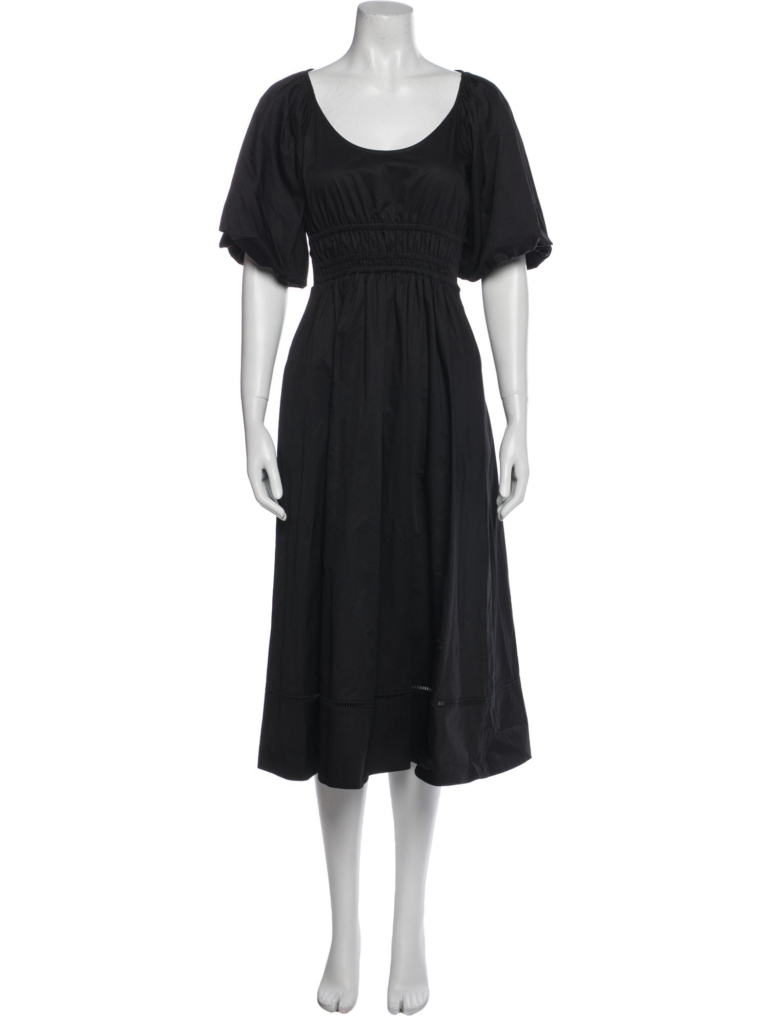 Tory Burch Scoop Neck Midi Length Dress