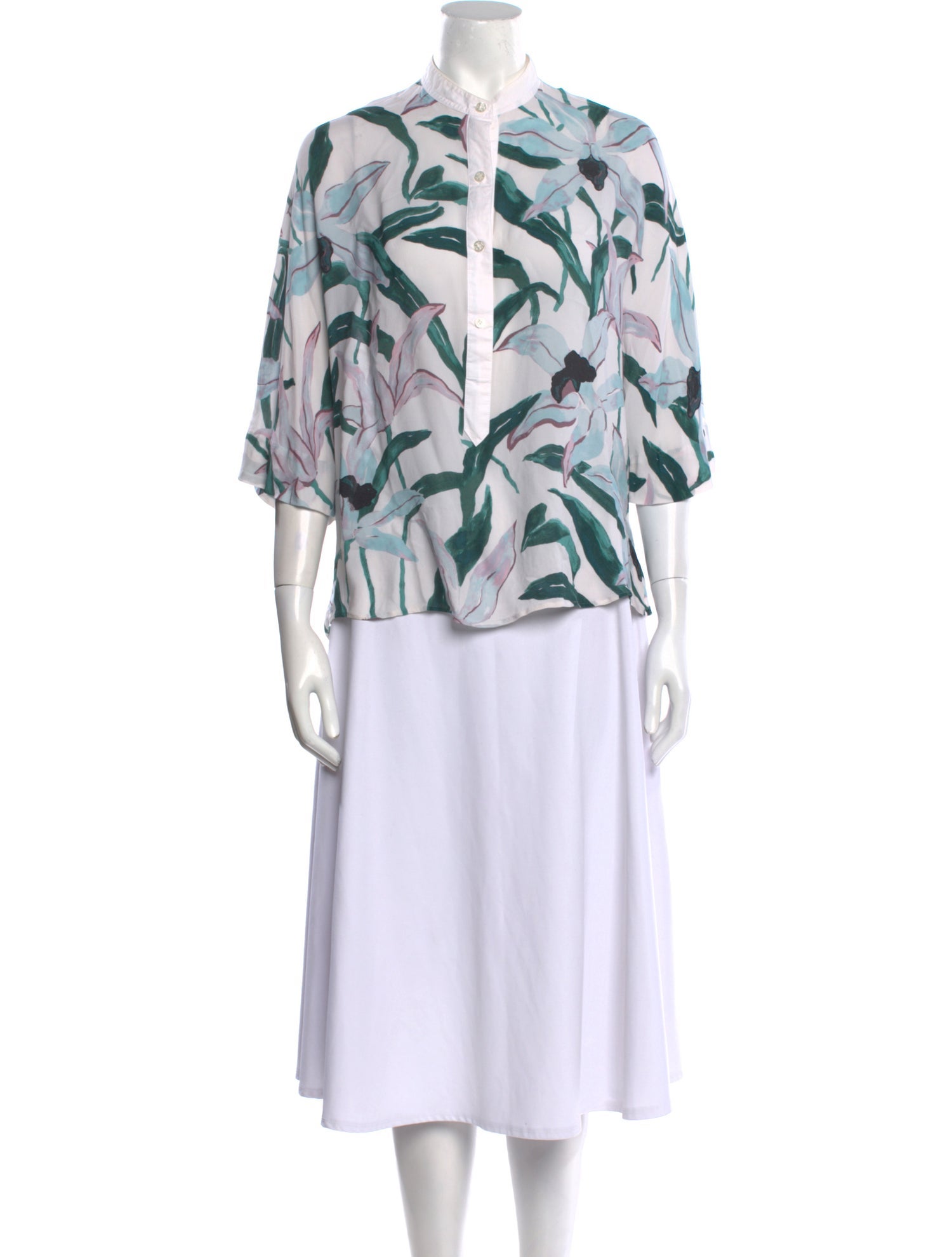 Tory Burch Silk Printed Blouse