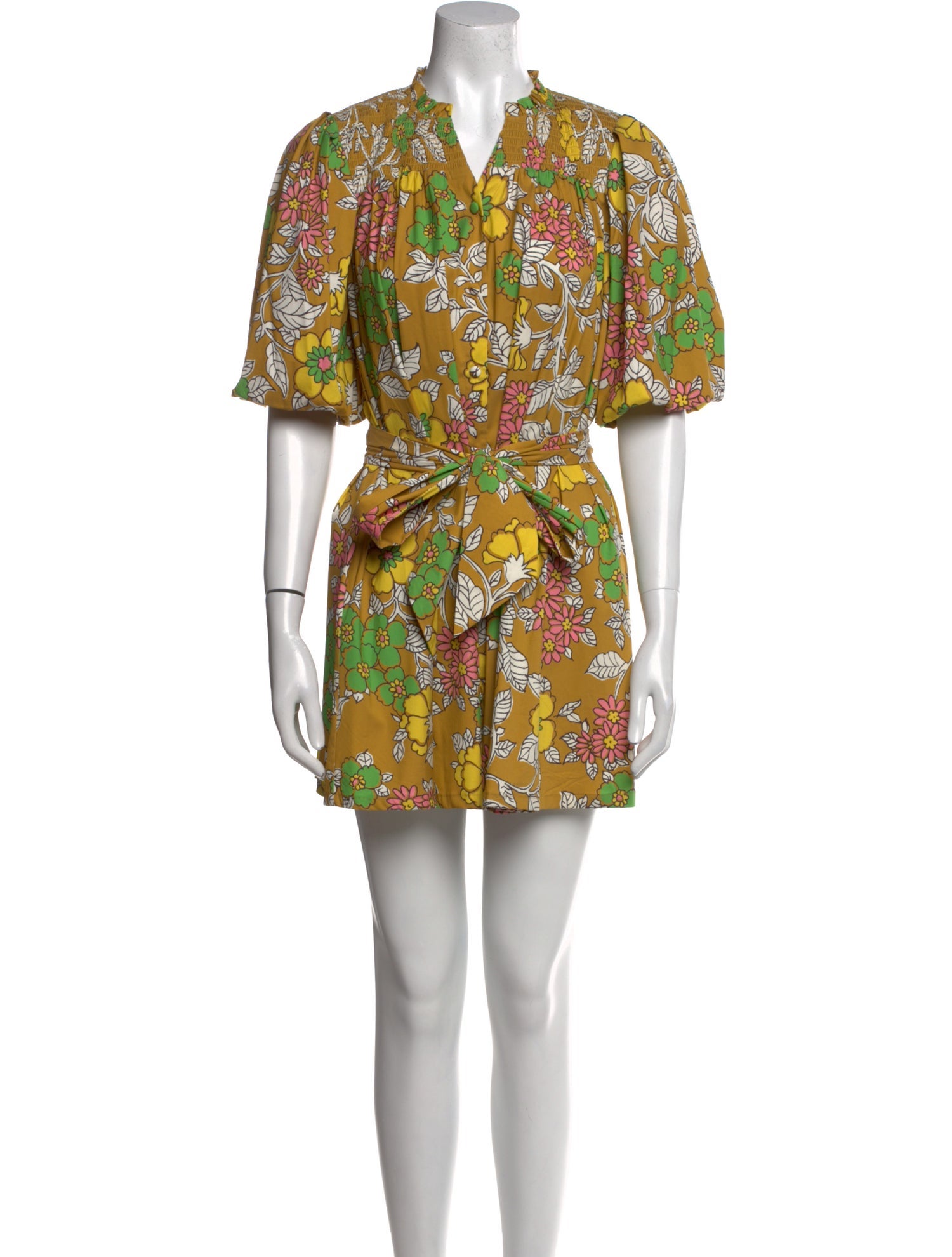 Tory Burch Floral Print Mini Dress