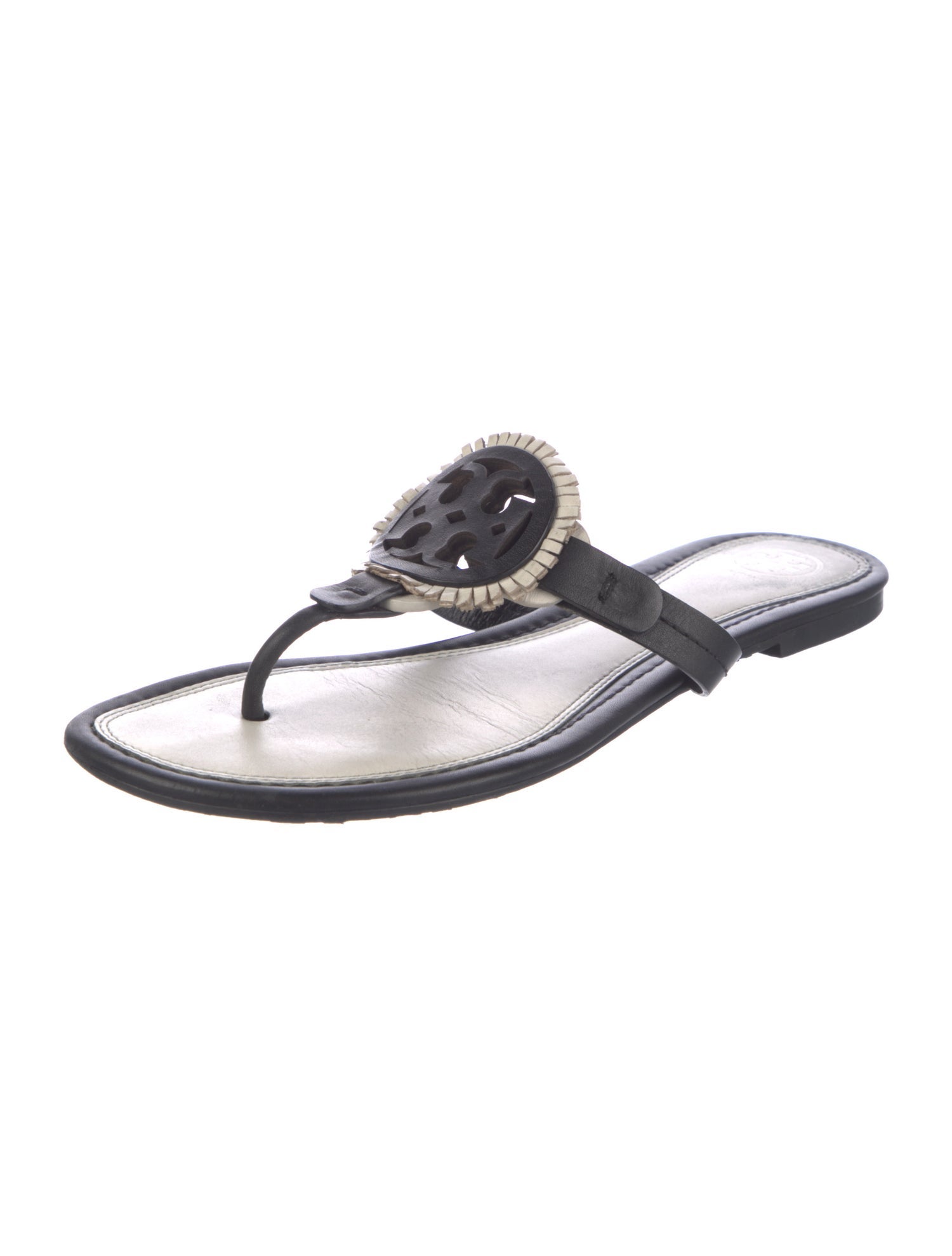 Tory Burch Leather Flip Flops