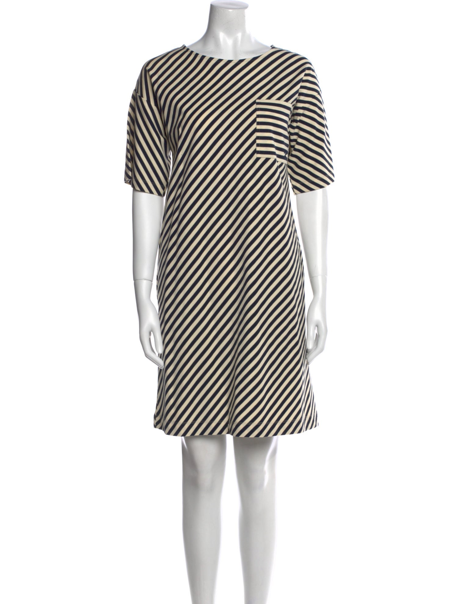 Tory Burch Striped Mini Dress w/ Tags - Blue Dresses, Clothing - WTO797419  | The RealReal