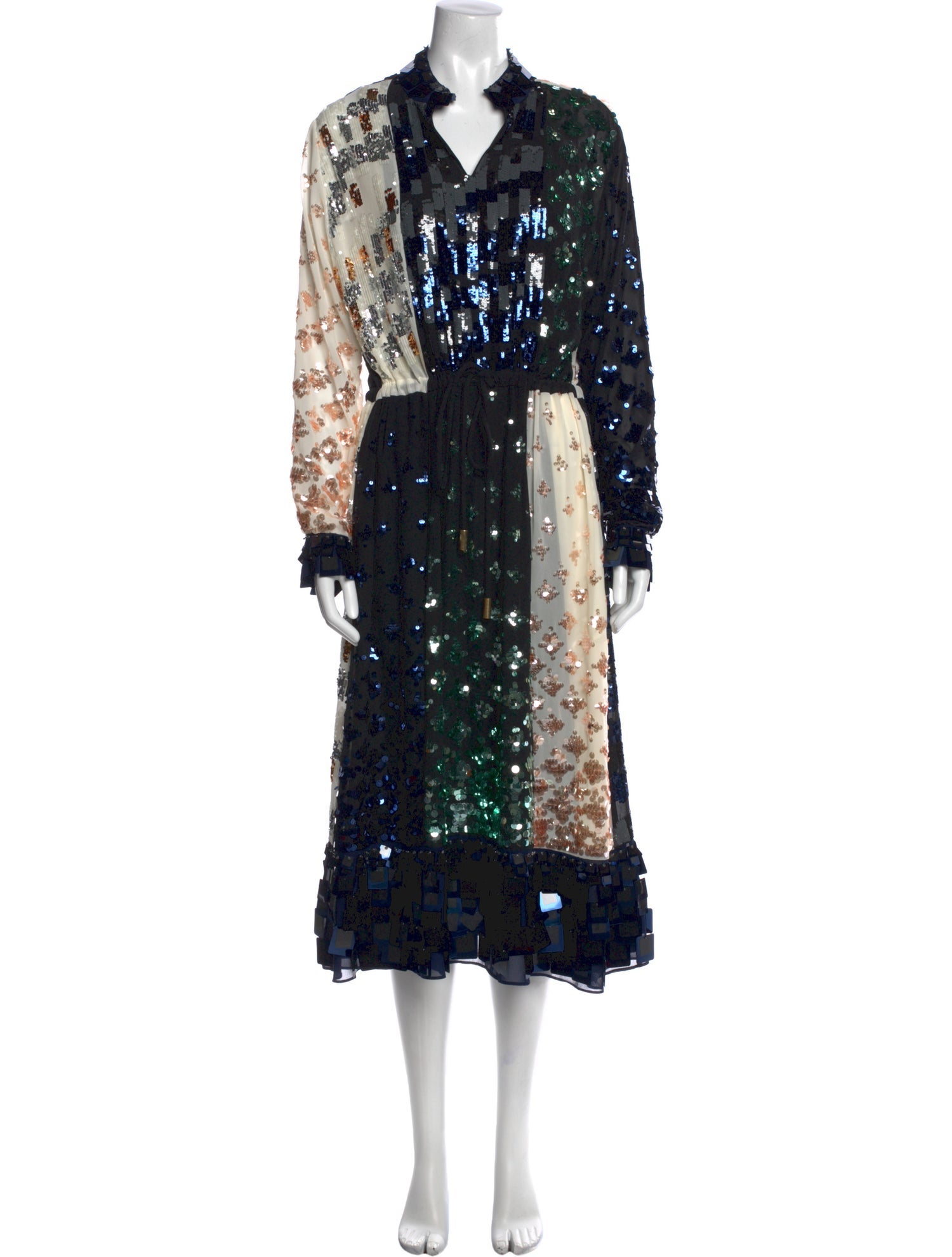 Tory Burch Printed Midi Length Dress