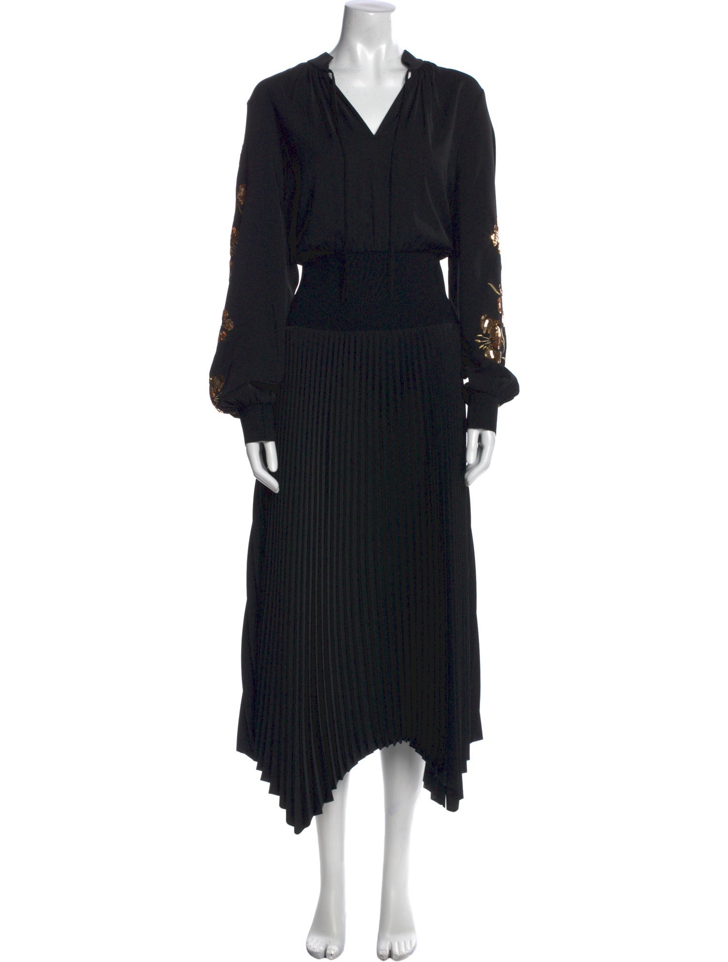 Tory Burch V-Neck Long Dress