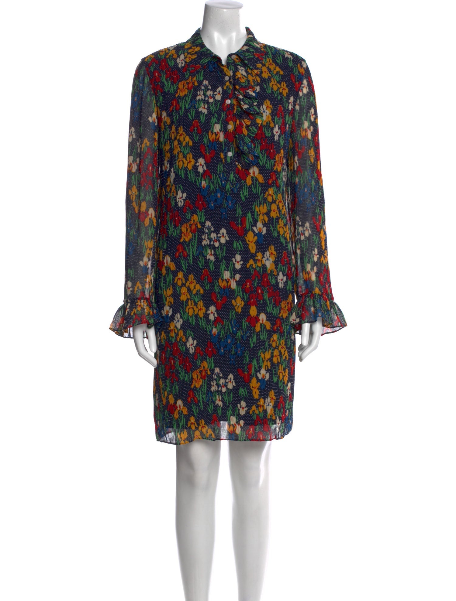 Tory Burch Floral Print Knee-Length Dress