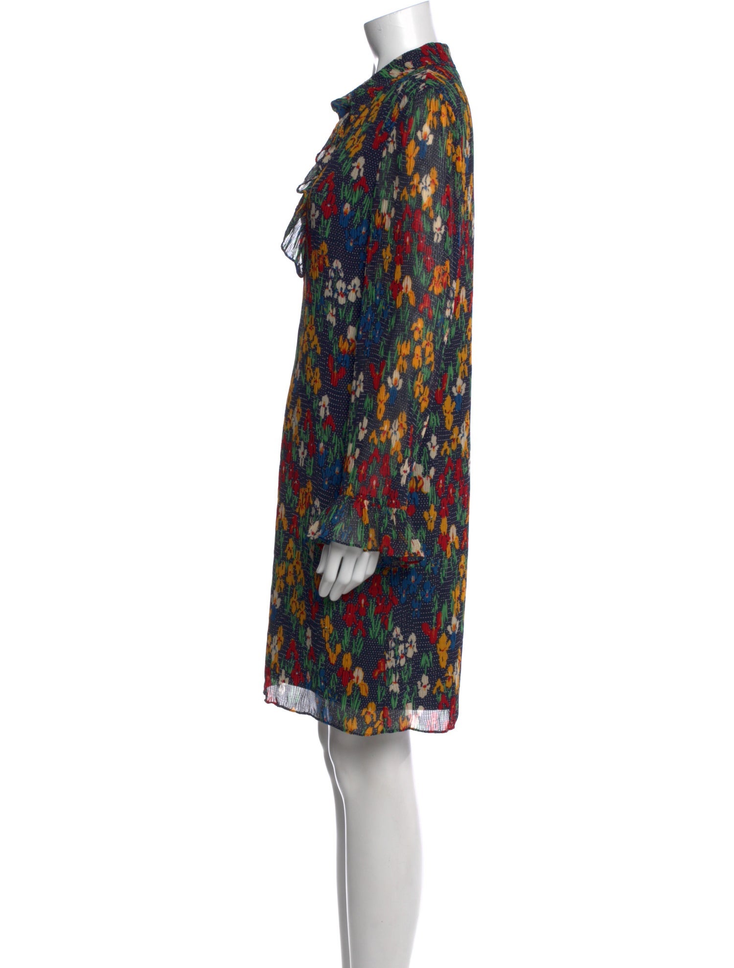 Tory Burch Floral Print Knee-Length Dress