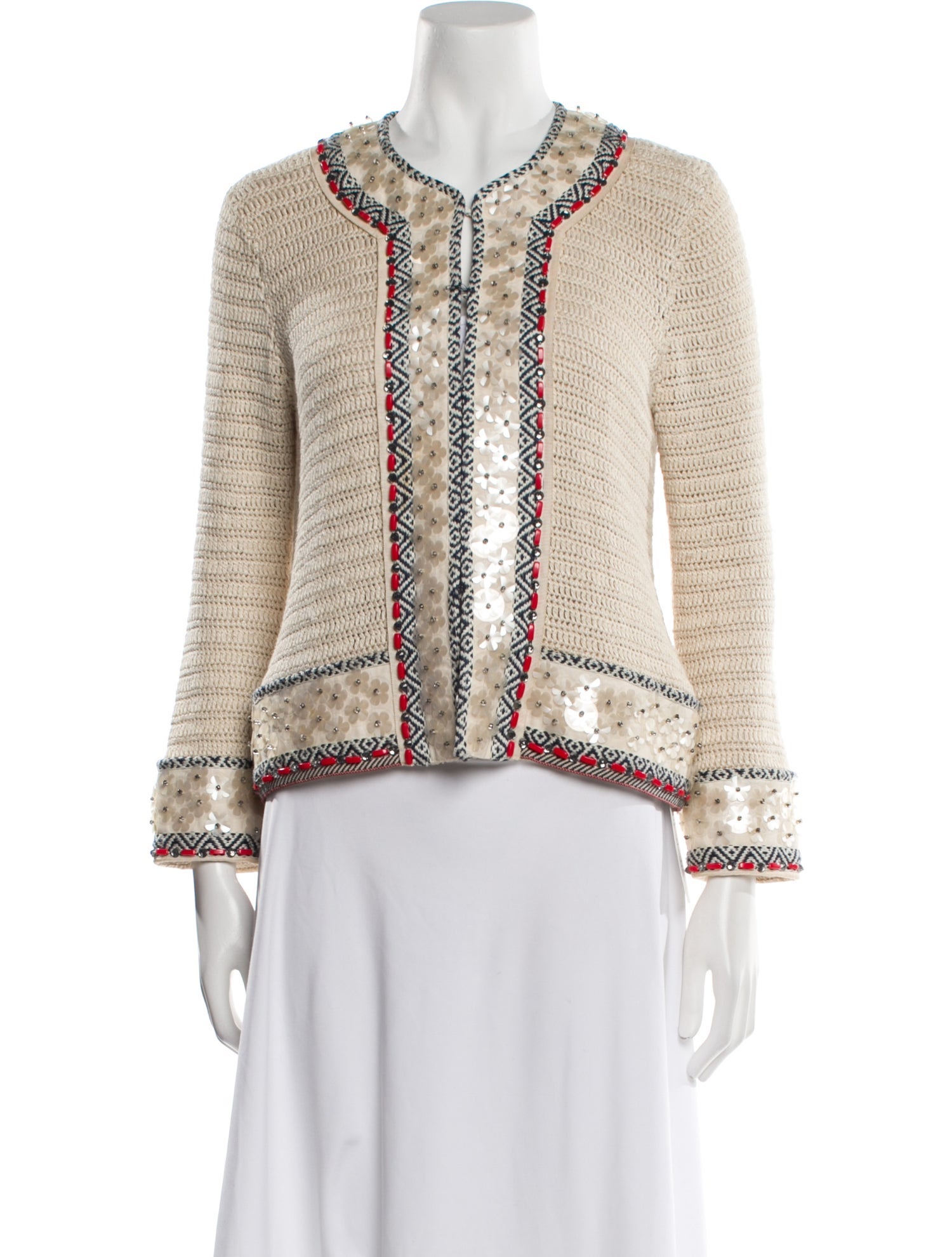 Tory Burch Linen Evening Jacket