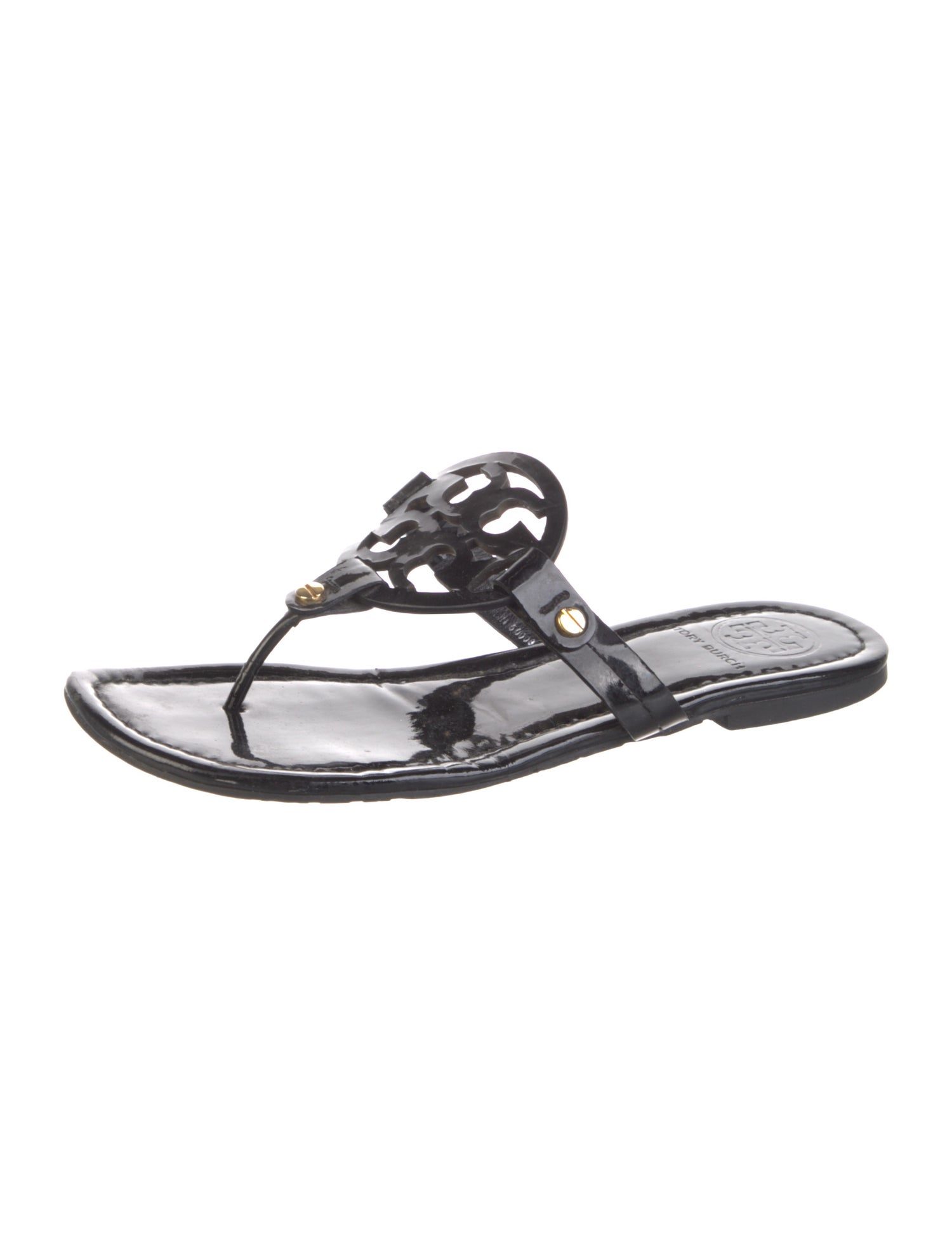 Tory Burch Patent Leather Slides