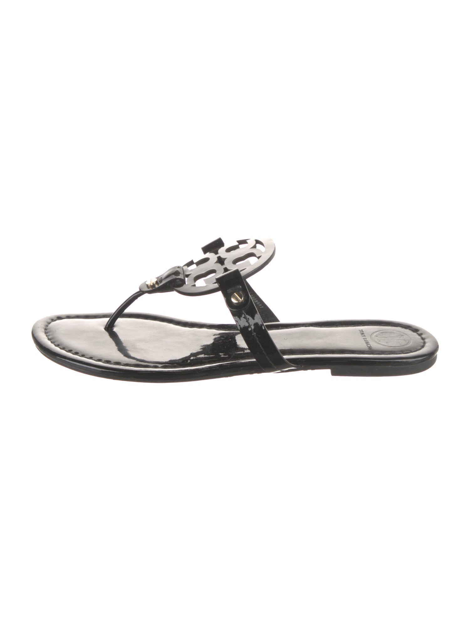 Tory Burch Patent Leather Slides