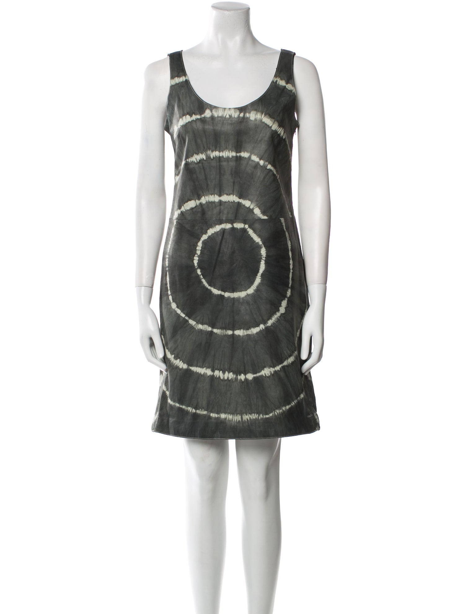 Tory Burch Leather Mini Dress