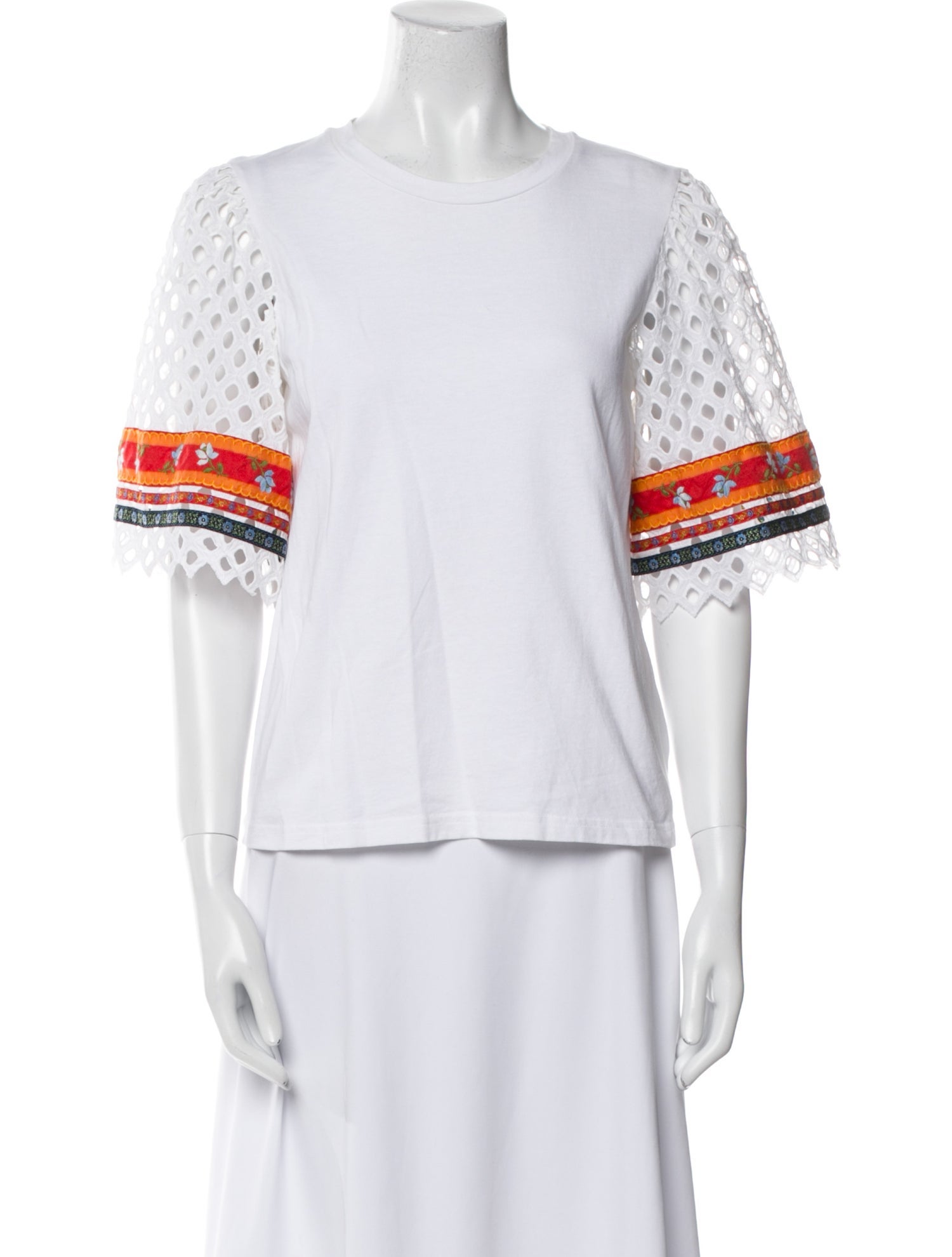 Tory Burch Graphic Print Crew Neck T-Shirt