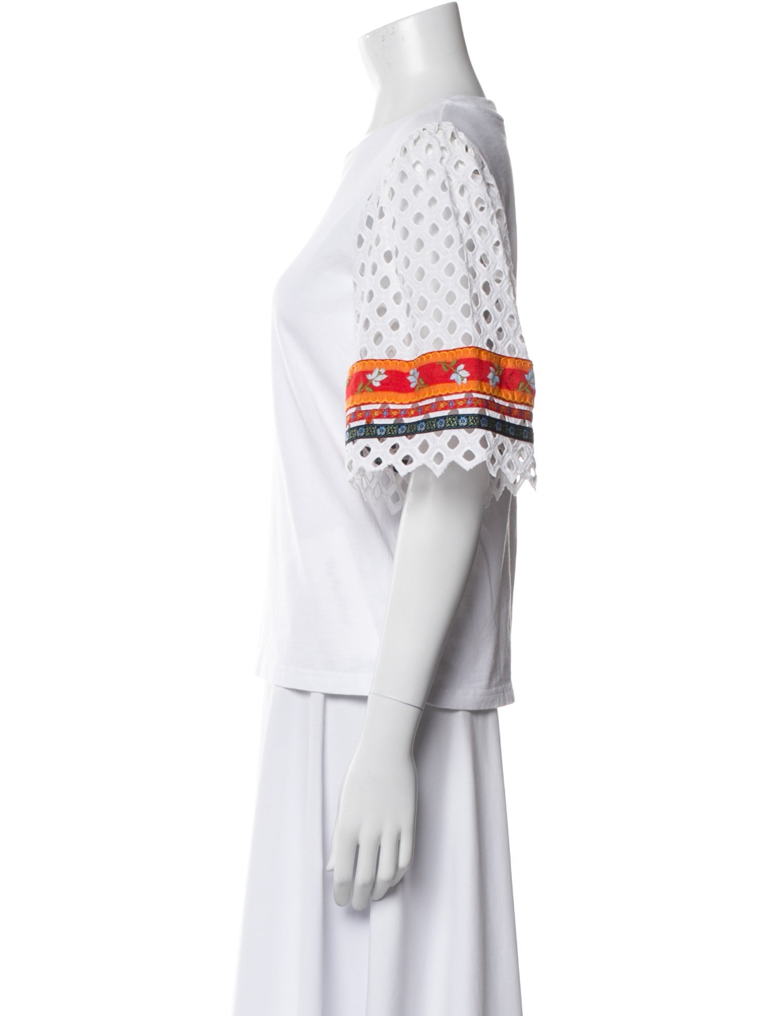 Tory Burch Graphic Print Crew Neck T-Shirt