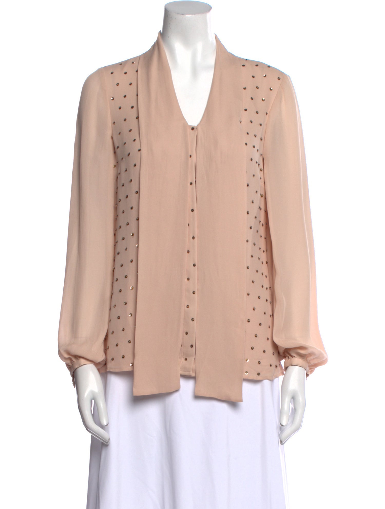 Tory Burch Silk V-Neck Blouse