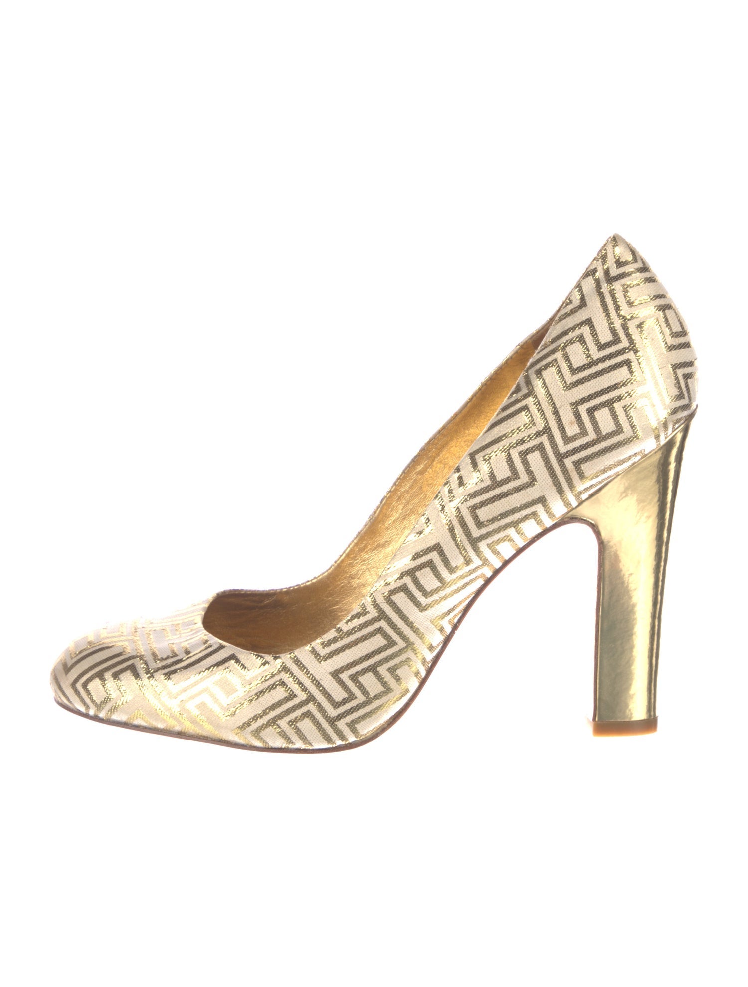 Tory Burch Printed Glitter Accents Pumps