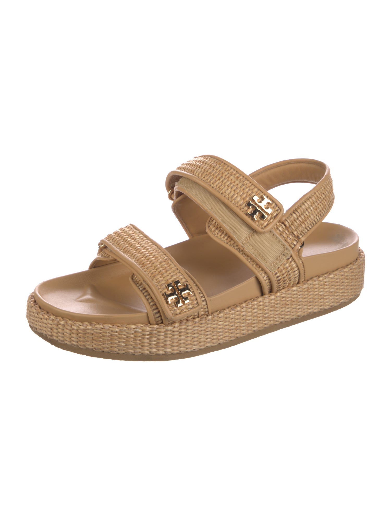 Tory Burch Straw Espadrilles