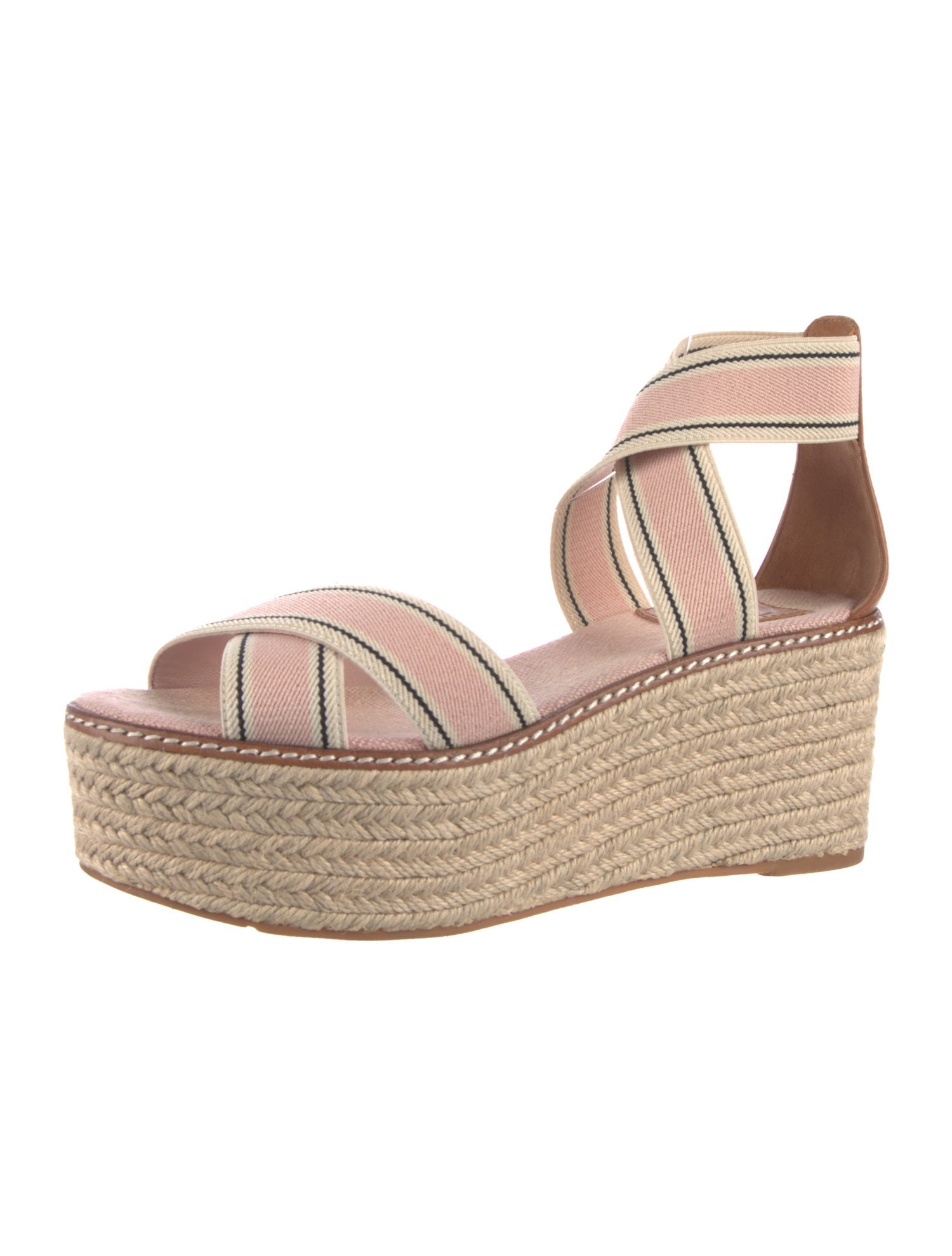 Tory Burch Colorblock Pattern Espadrilles