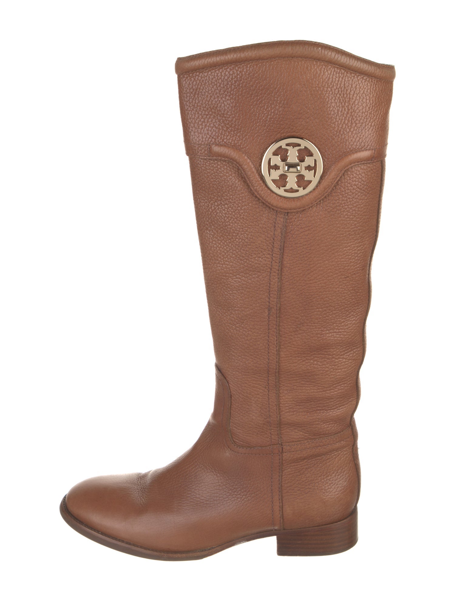 Tory Burch Leather Riding Boots