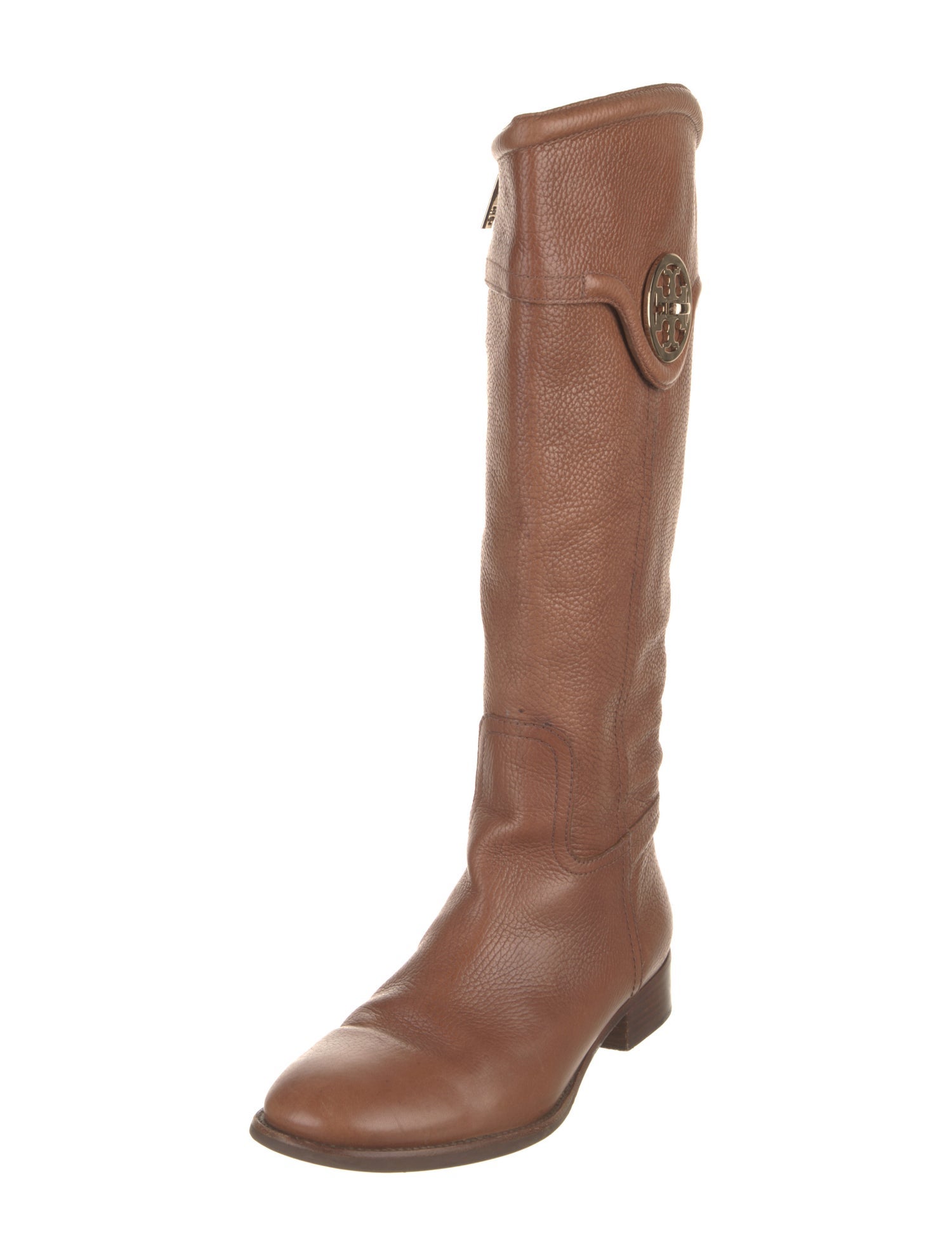 Tory Burch Leather Riding Boots