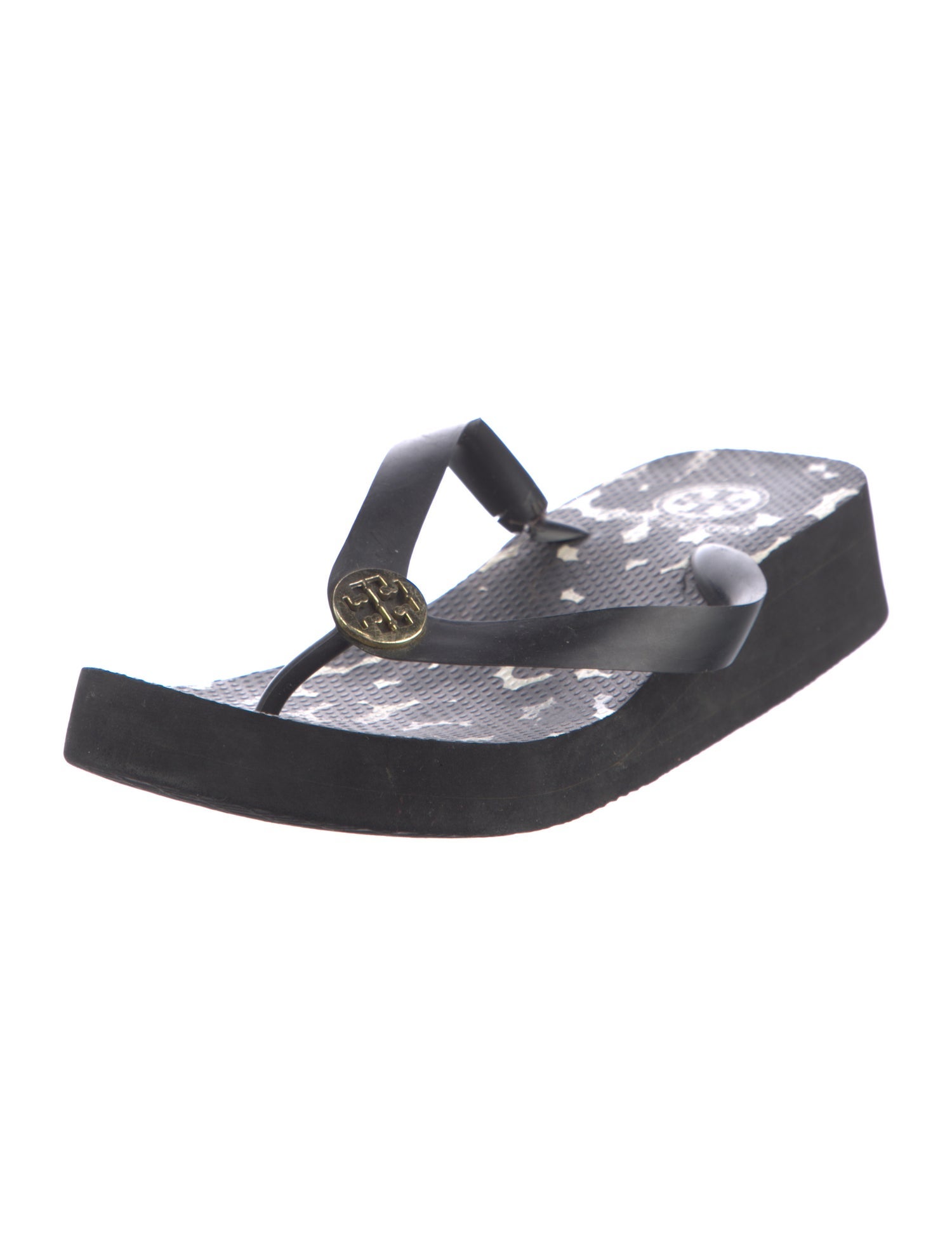 Tory Burch Rubber Printed Slides