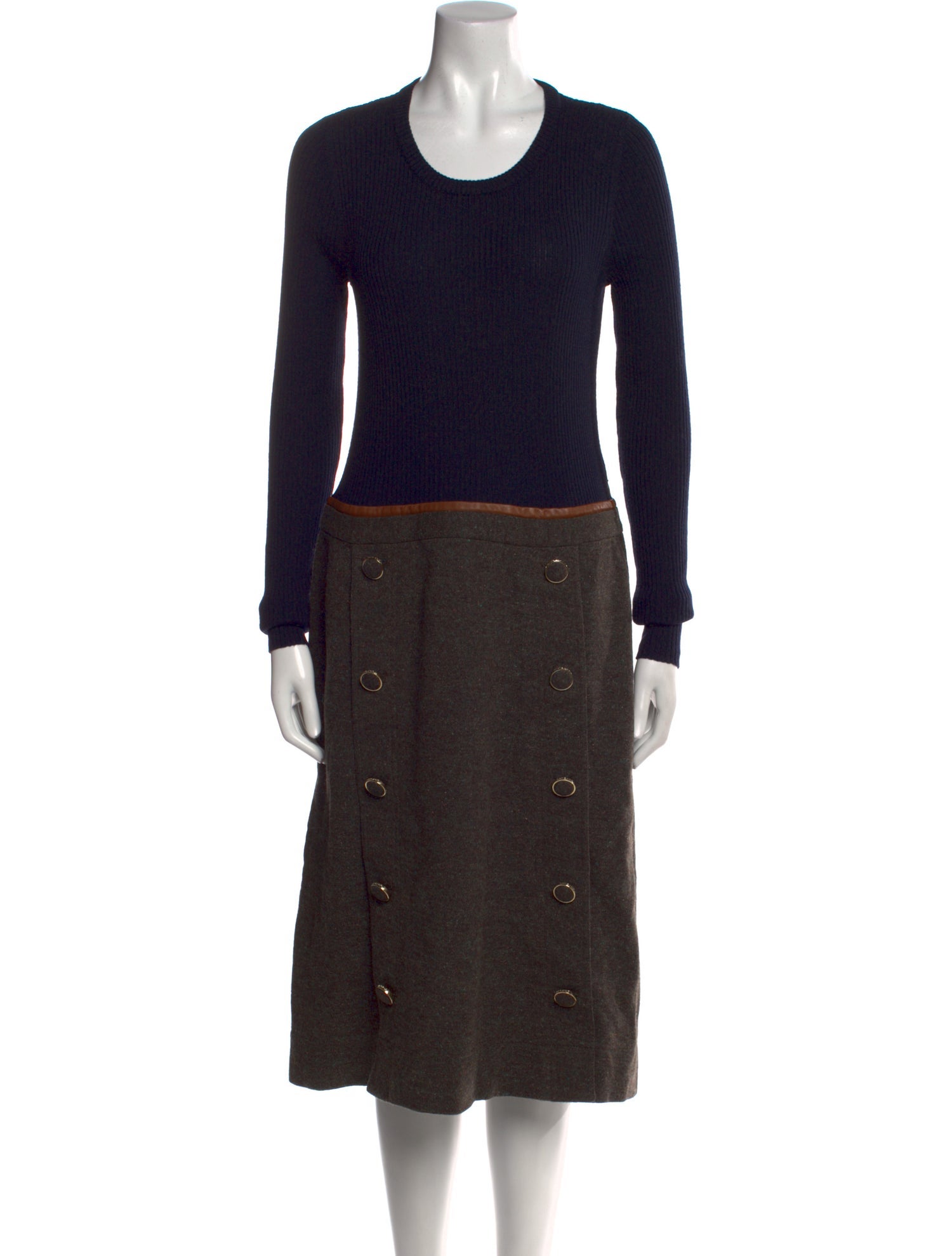 Tory Burch Merino Wool Midi Length Dress w/ Tags