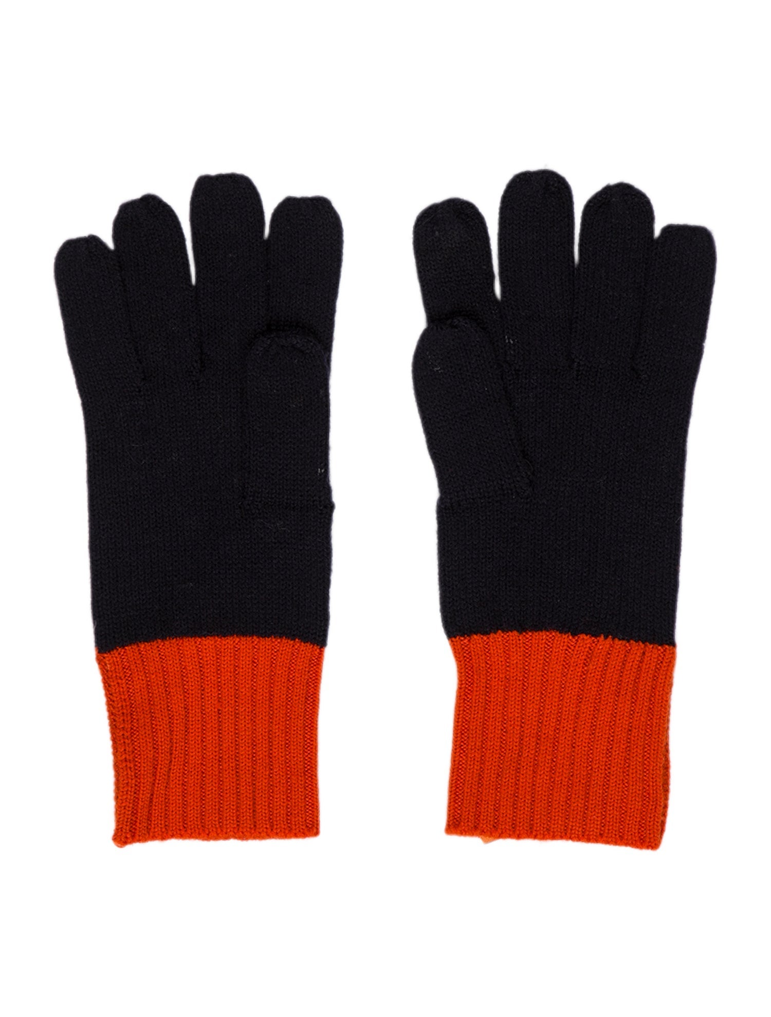Tory Burch Logo Wool Gloves