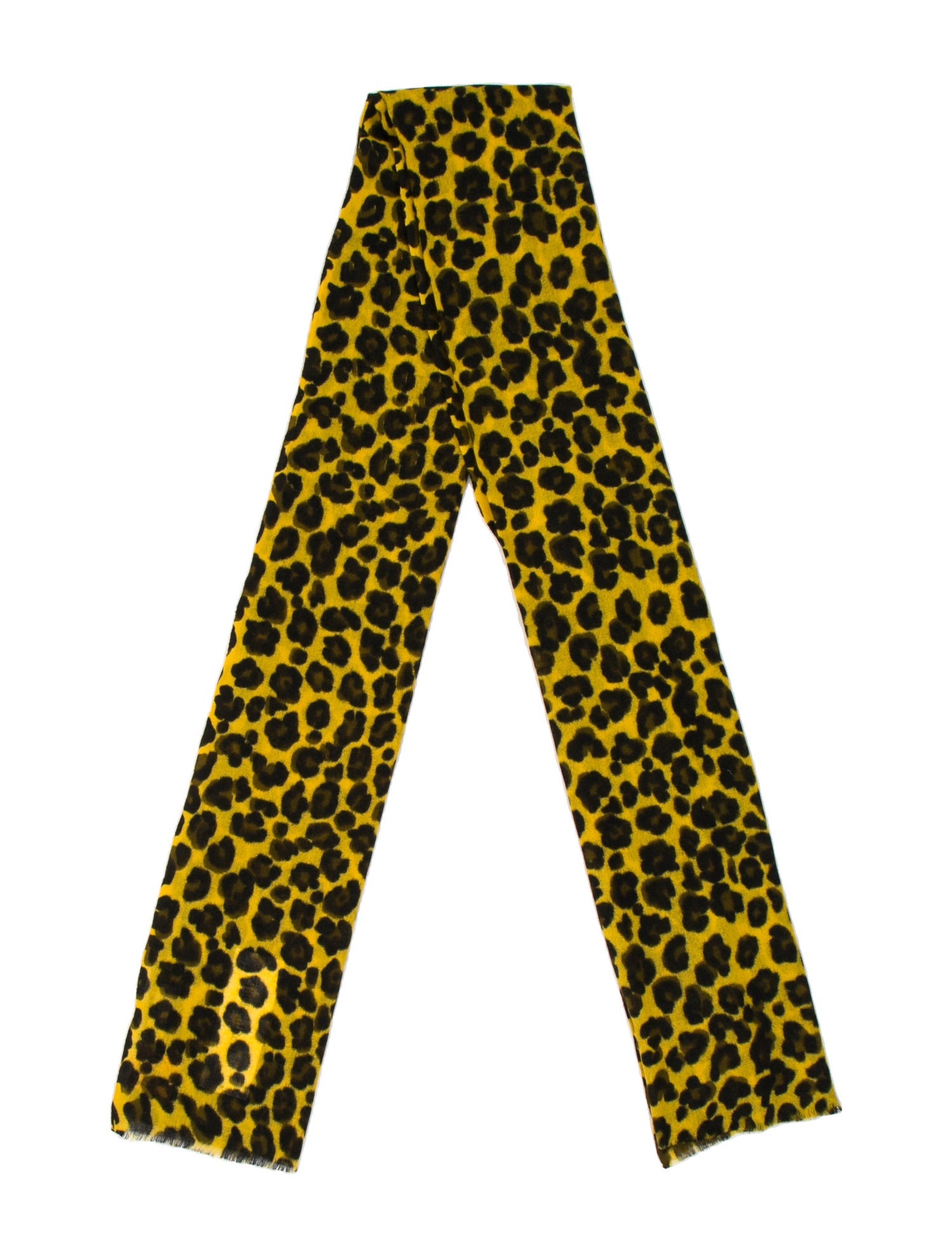 Tory Burch Wool Animal Print Scarf