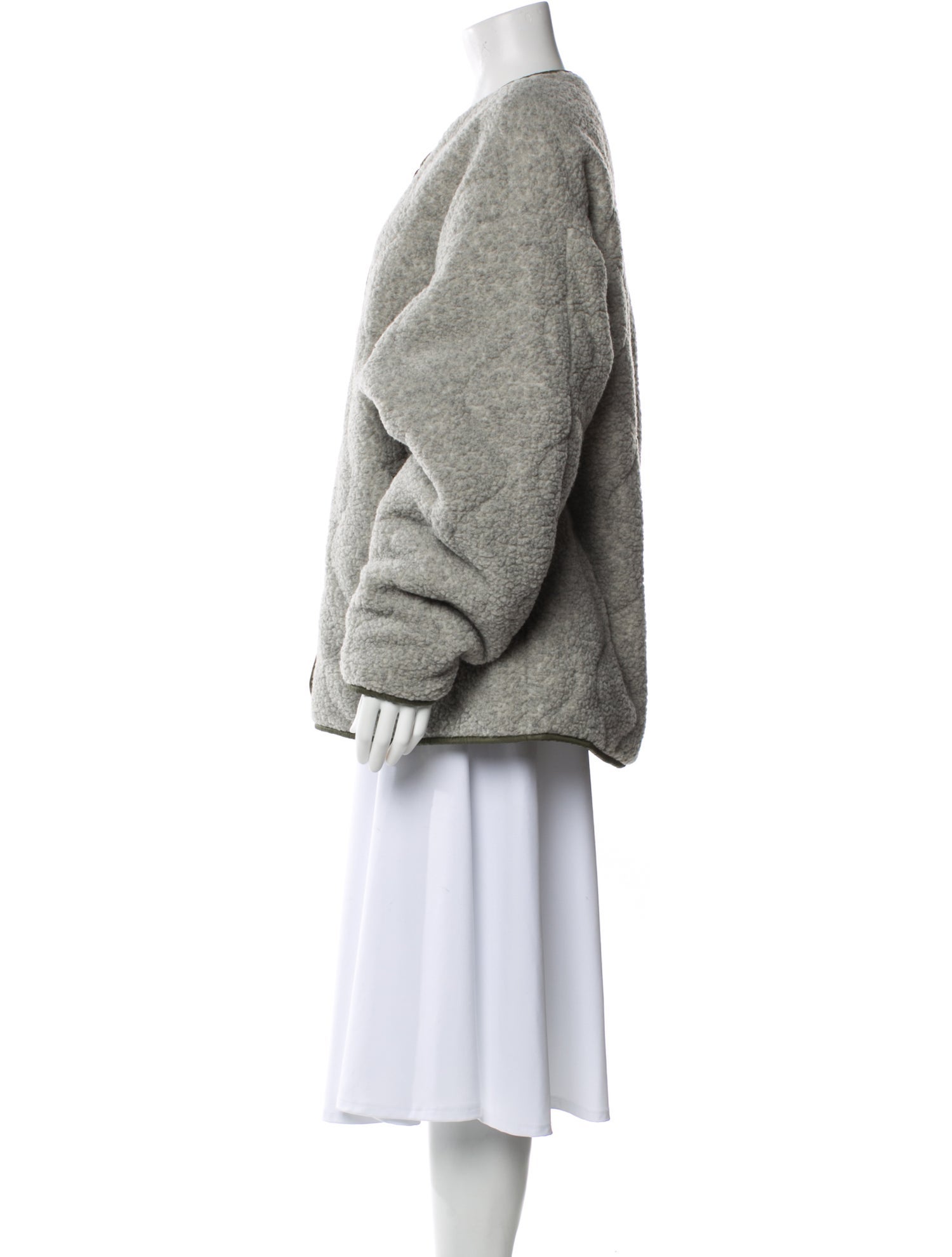 Tory Burch Colorblock Pattern Faux Fur Jacket w/ Tags